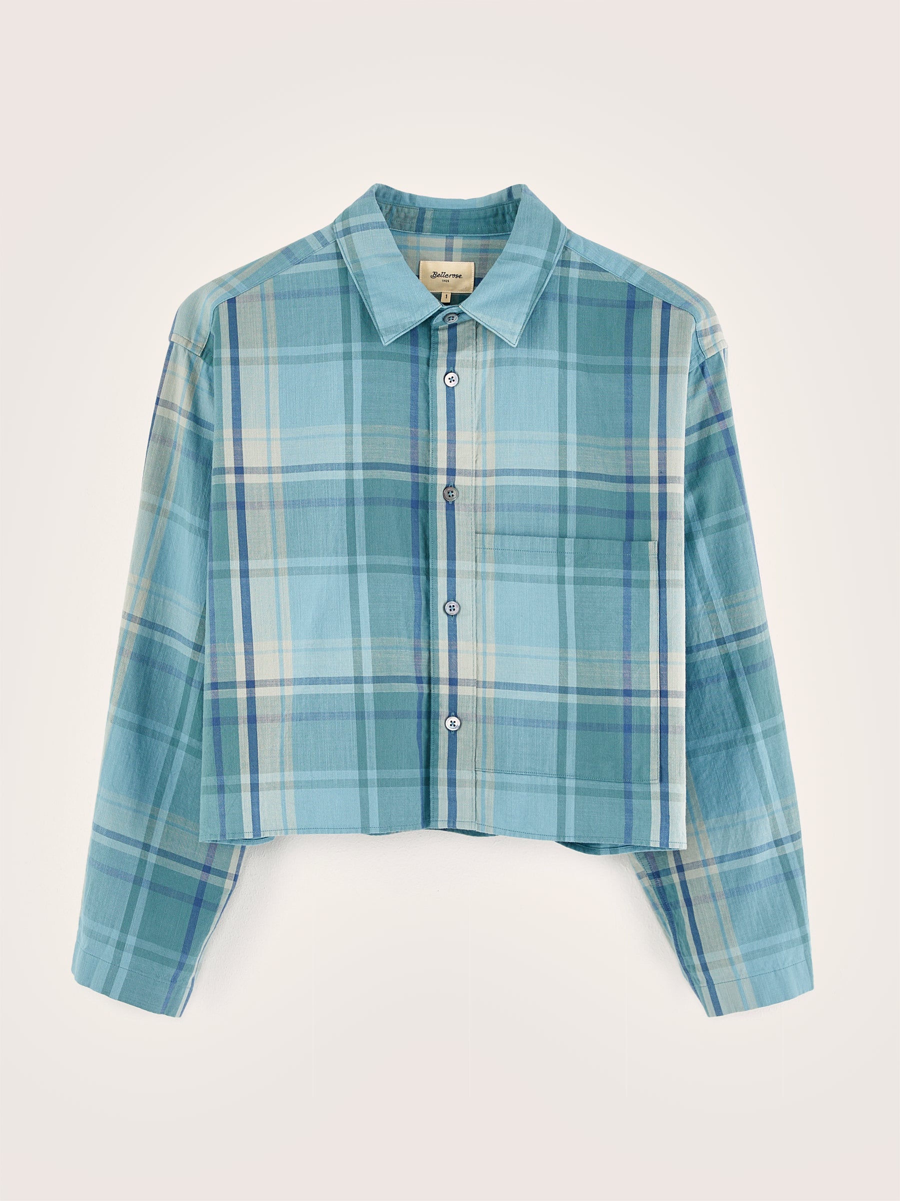 Greene cropped shirt (242 / W / CHECK A)