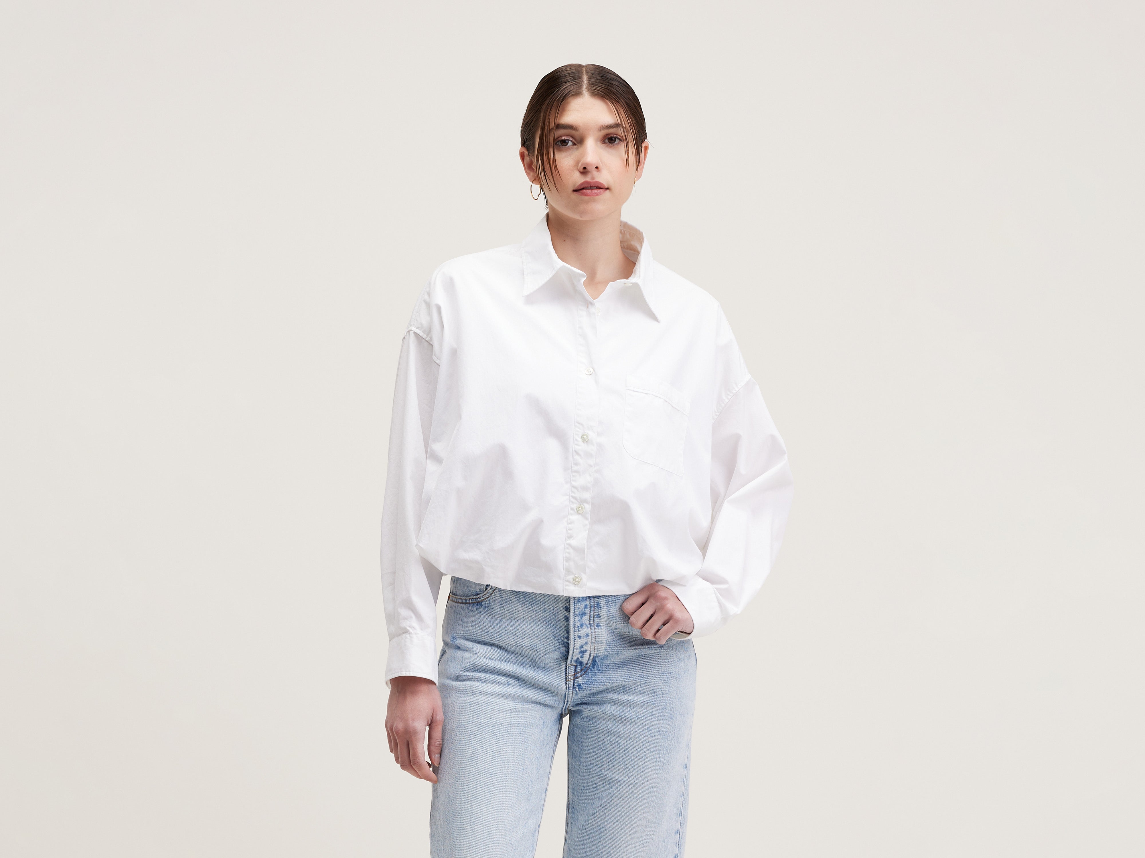 Chemise Volumineuse Graham - White Pour Femme | Bellerose