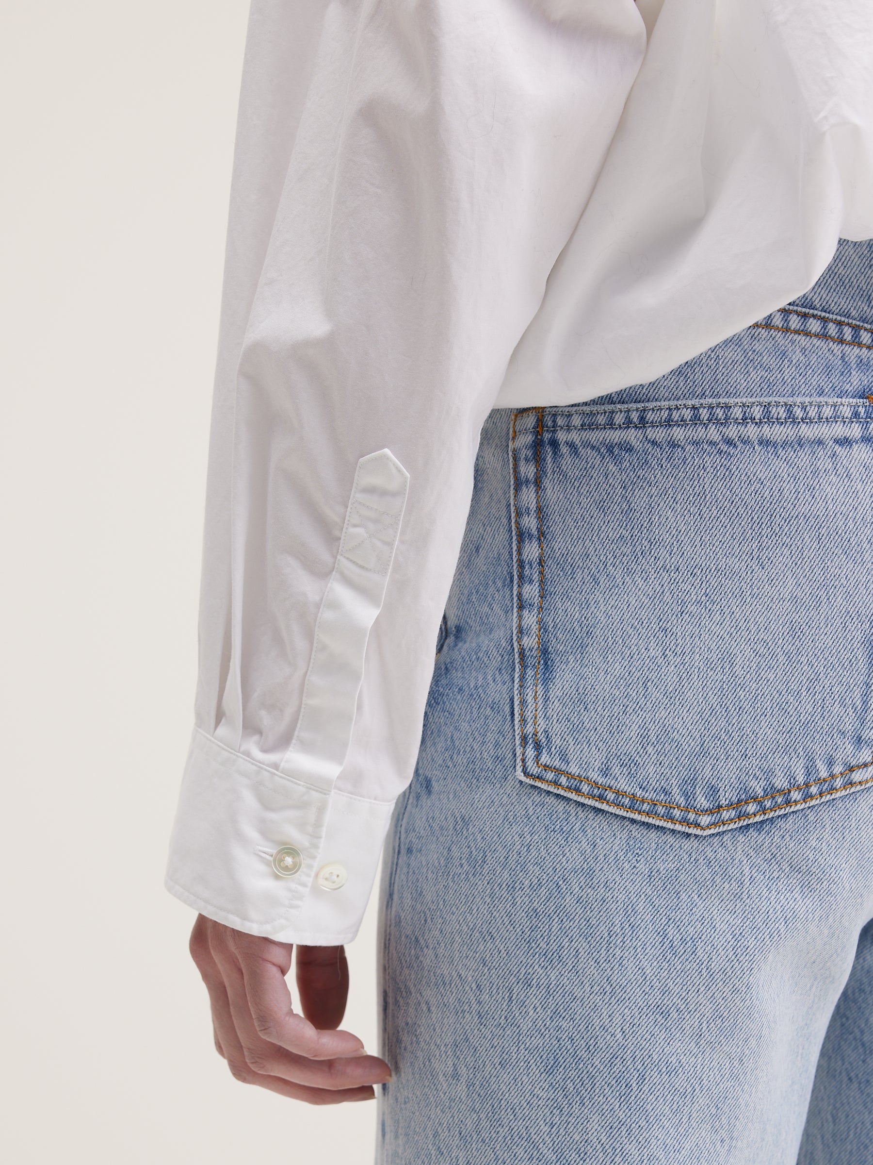 Graham Voluminous Shirt - White For Women | Bellerose