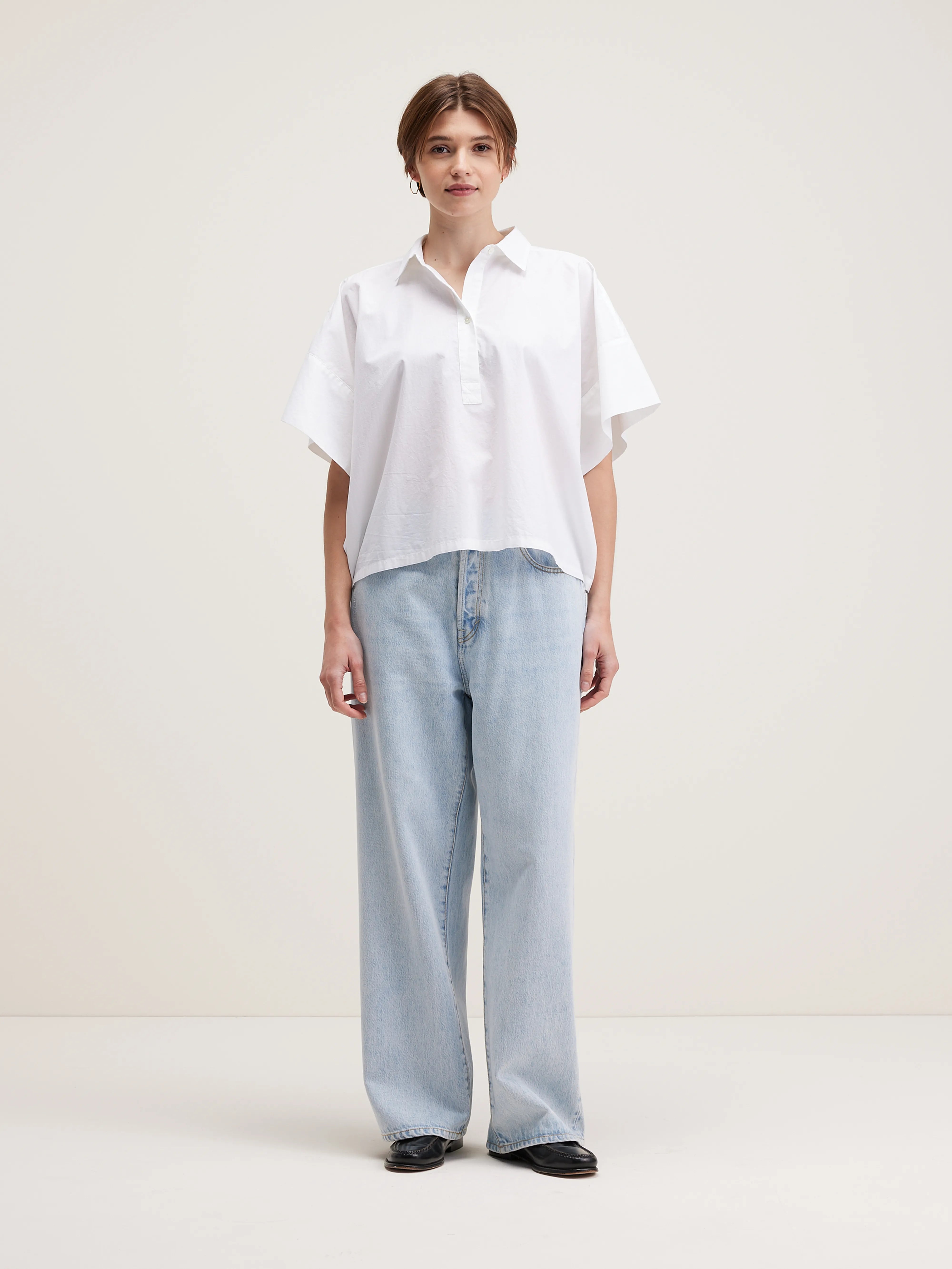 Chemise Manches Courtes Cairn - White Pour Femme | Bellerose