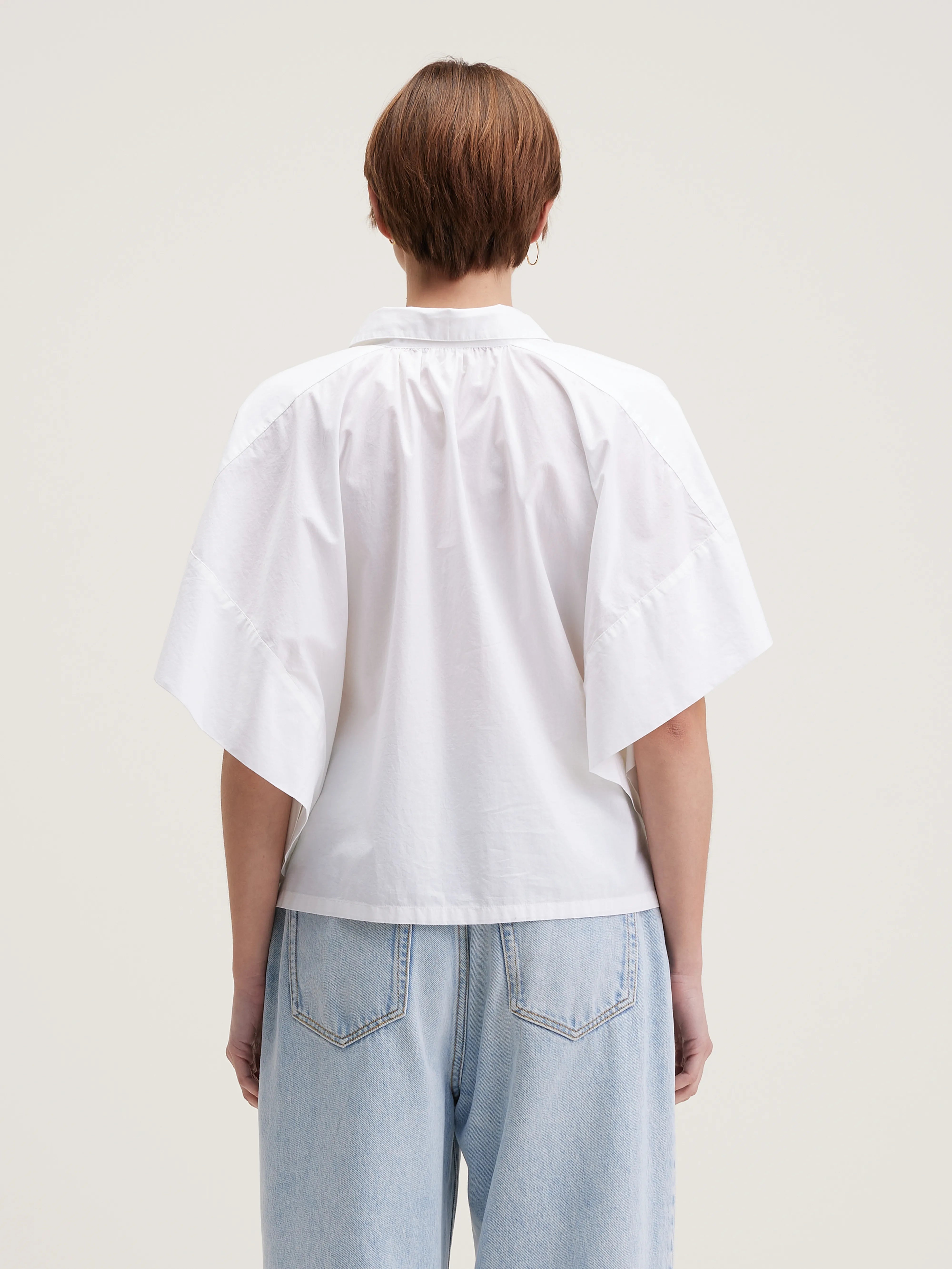 Chemise Manches Courtes Cairn - White Pour Femme | Bellerose