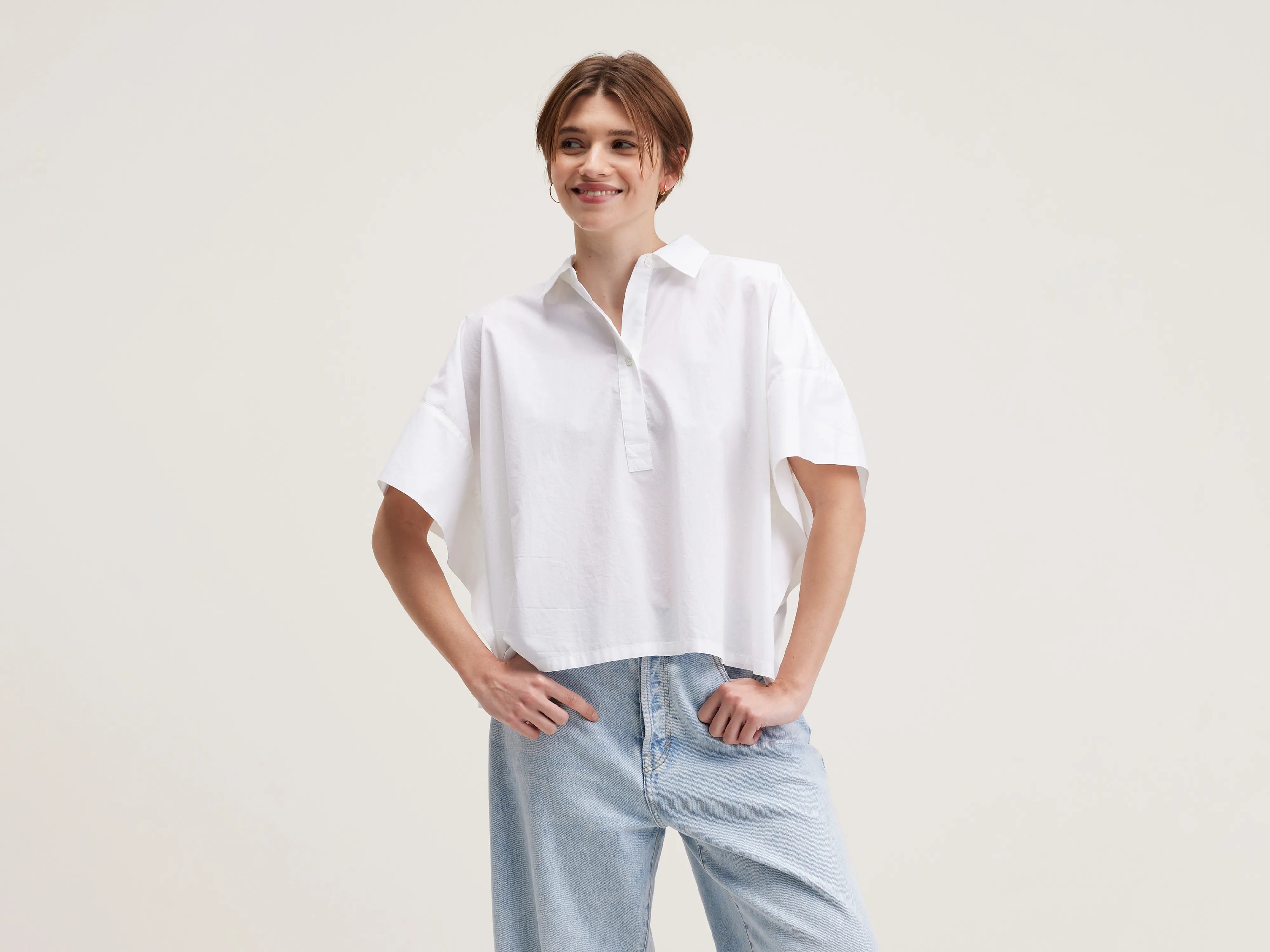 Cairn Sleeveless Shirt - White For Women | Bellerose