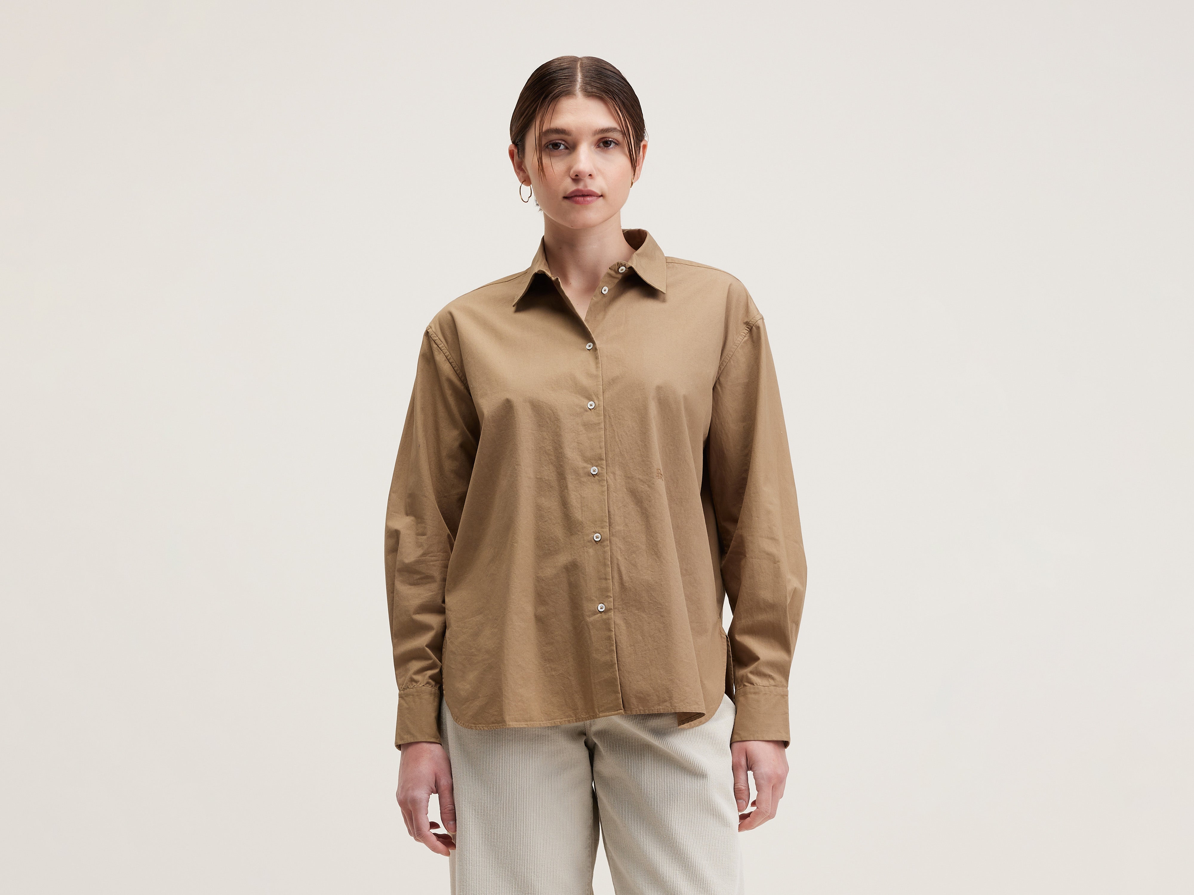 Chemise en popeline Gastoo (242 / W / TAN)