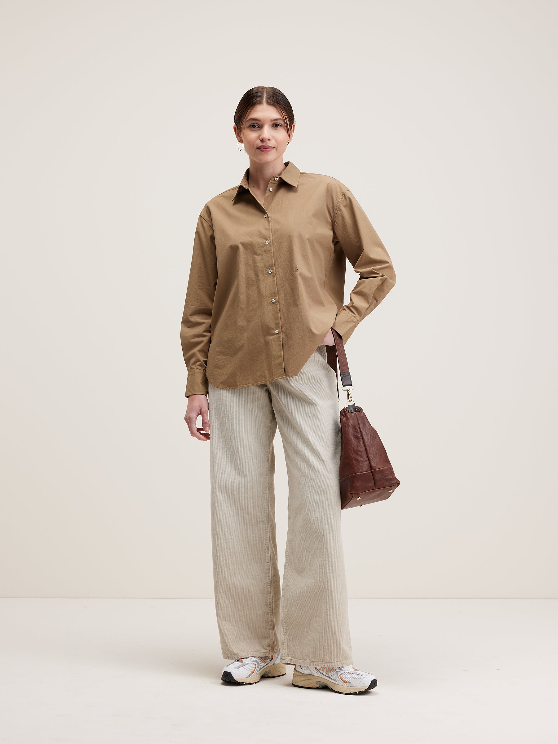 Gastoo Poplin Shirt - Tan For Women | Bellerose