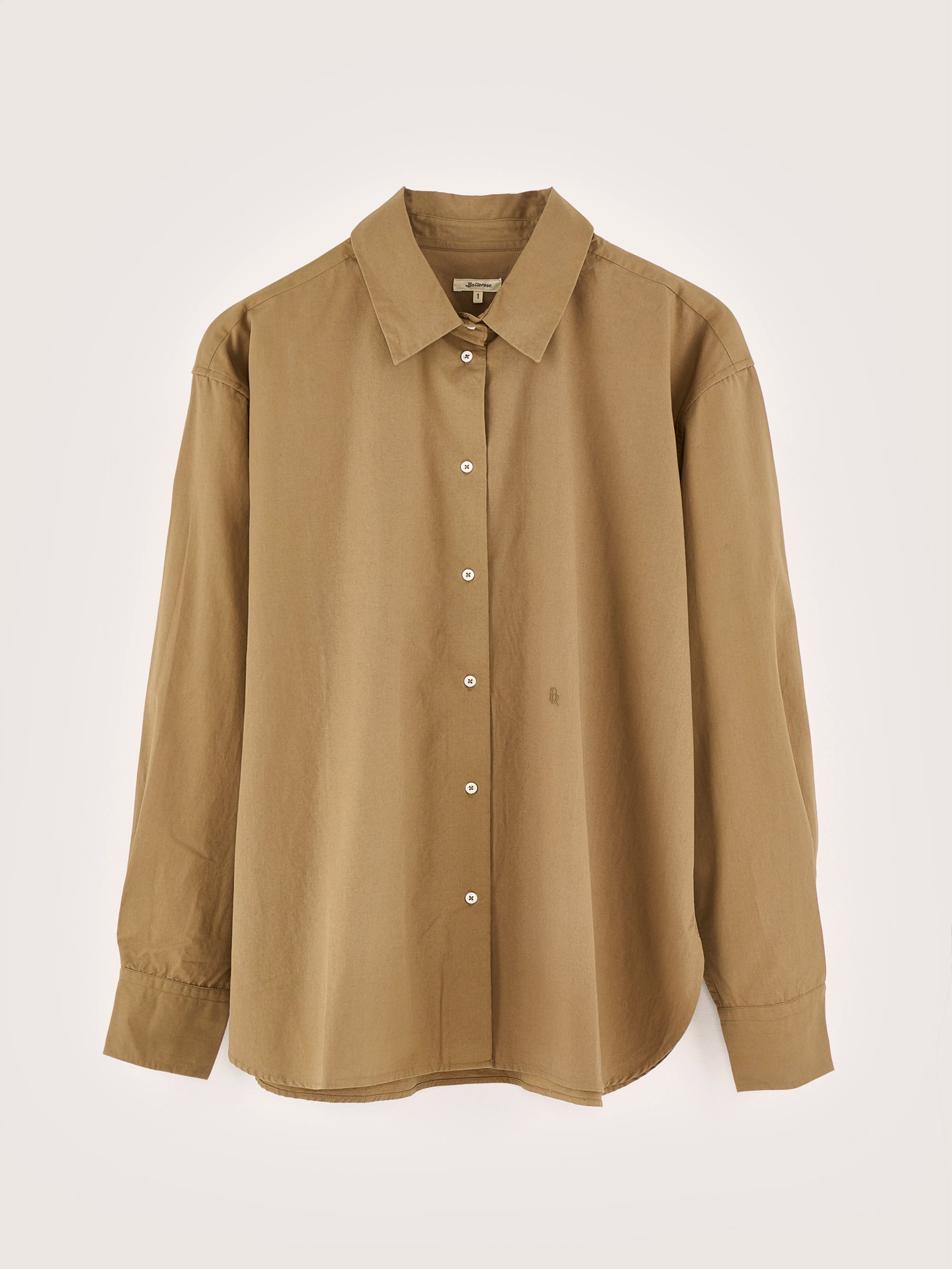 Gastoo poplin shirt (242 / W / TAN)