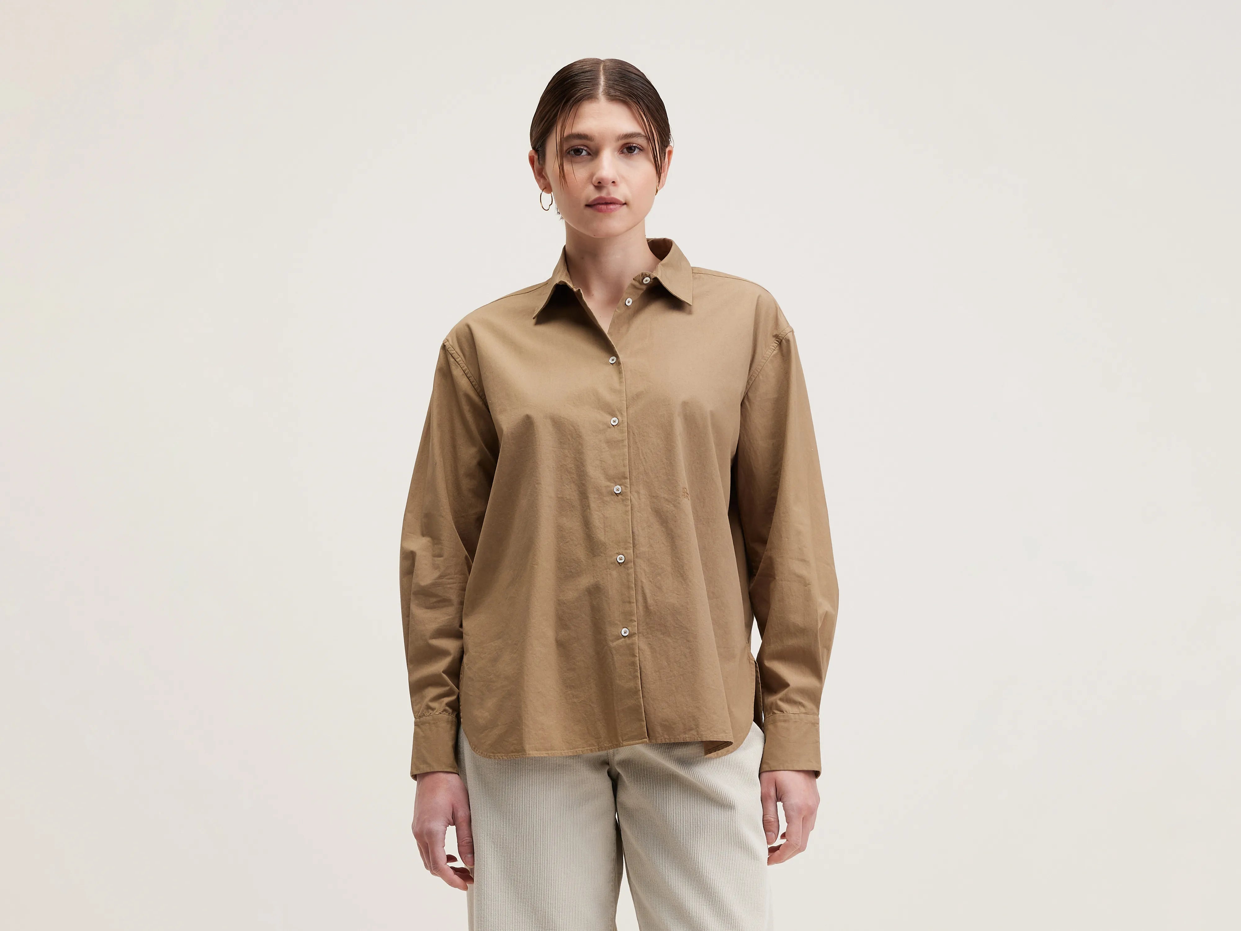 Chemise en popeline Gastoo (242 / W / TAN)