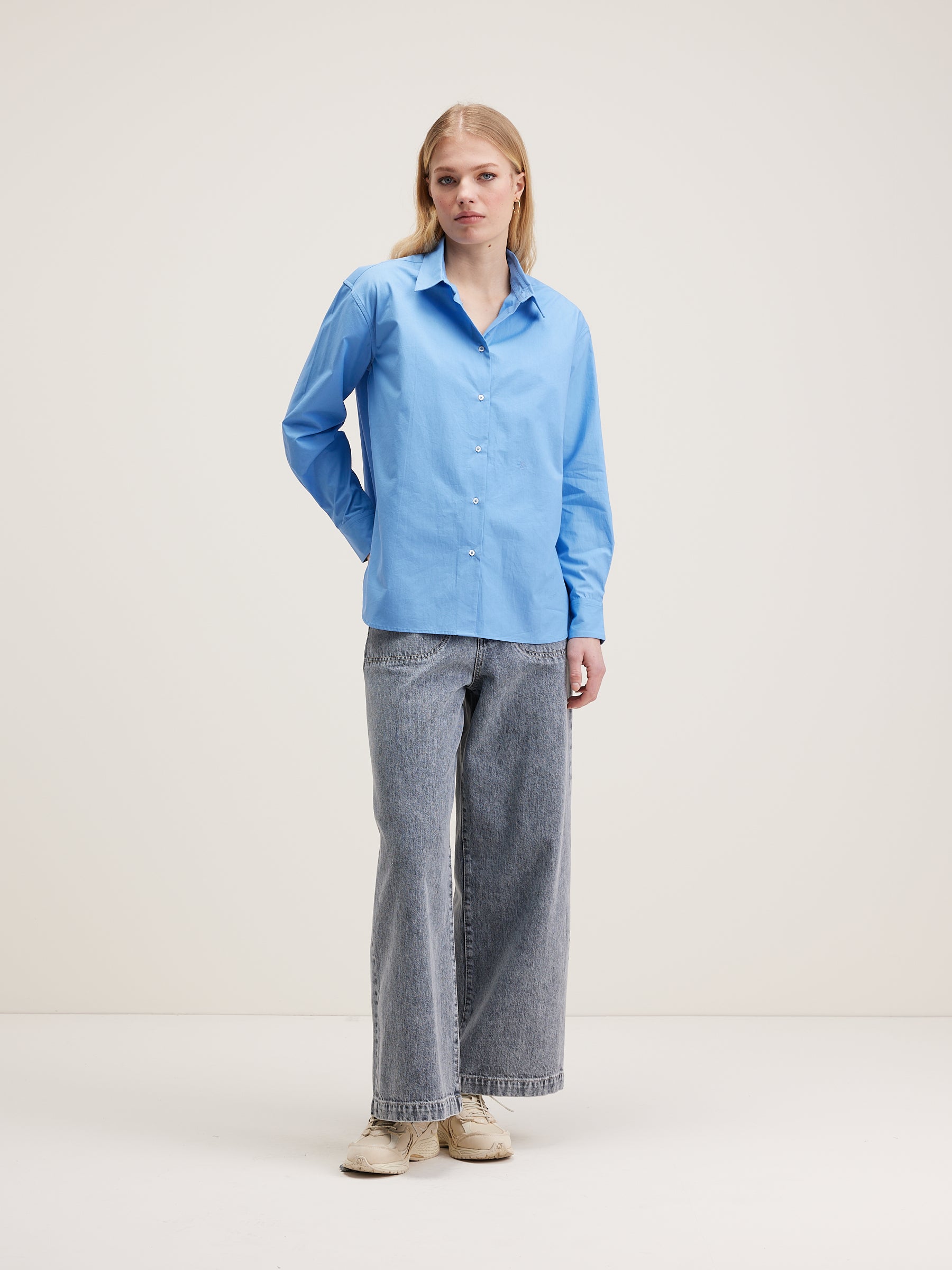 Gastoo Poplin Shirt - Azurine For Women | Bellerose