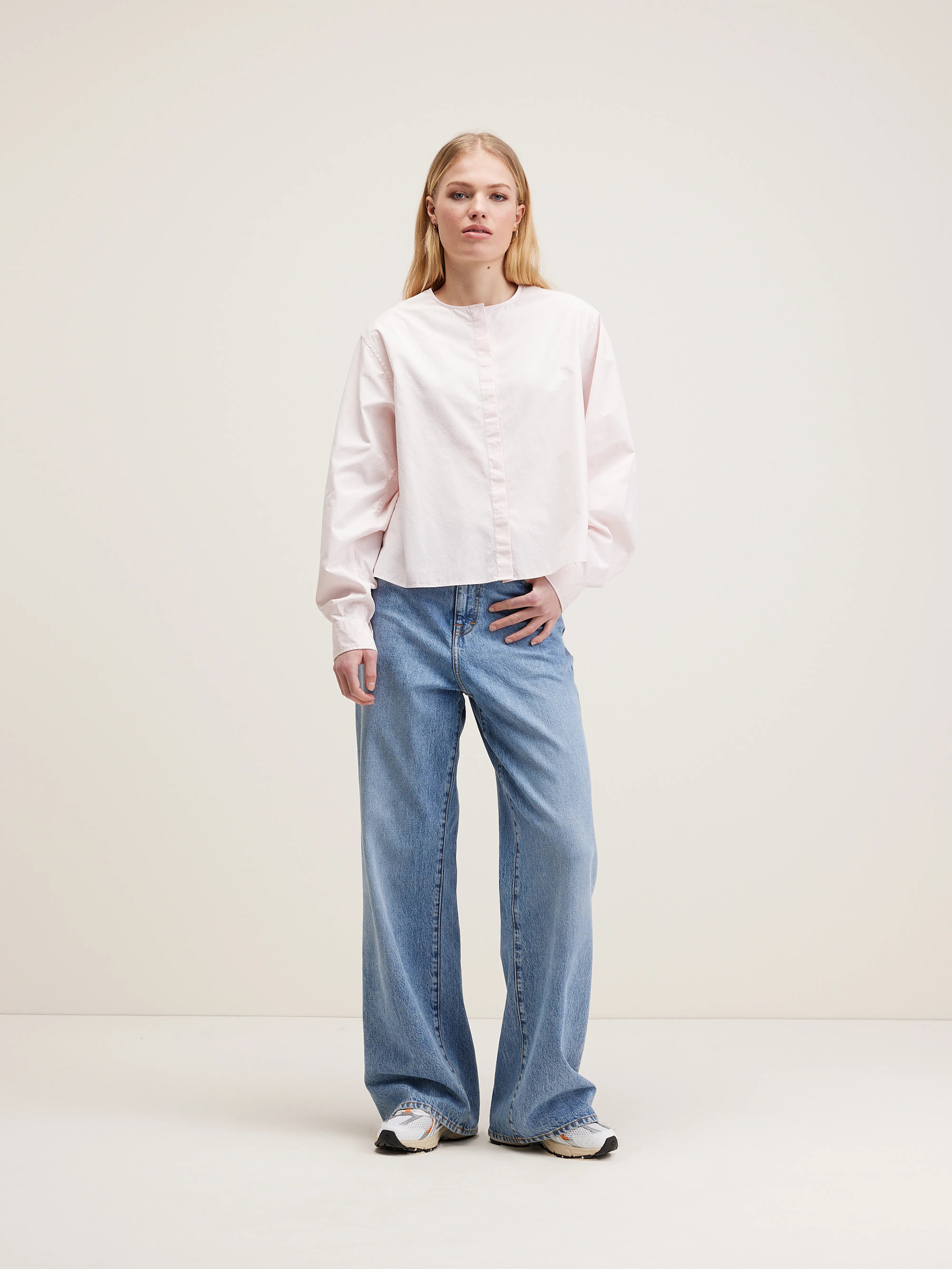 Galaxy Poplin Shirt - Dusk For Women | Bellerose