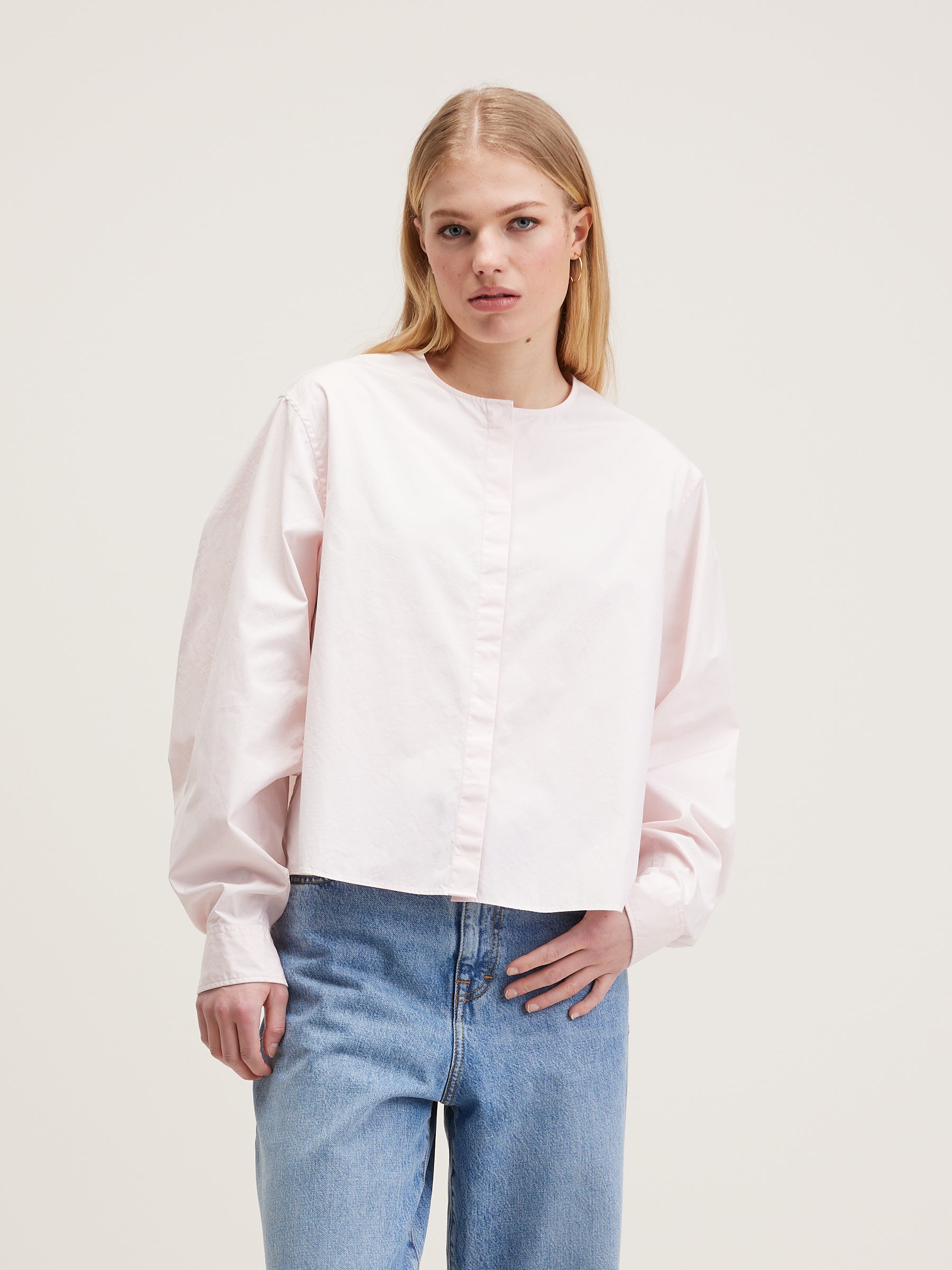 Galaxy Poplin Shirt - Dusk For Women | Bellerose