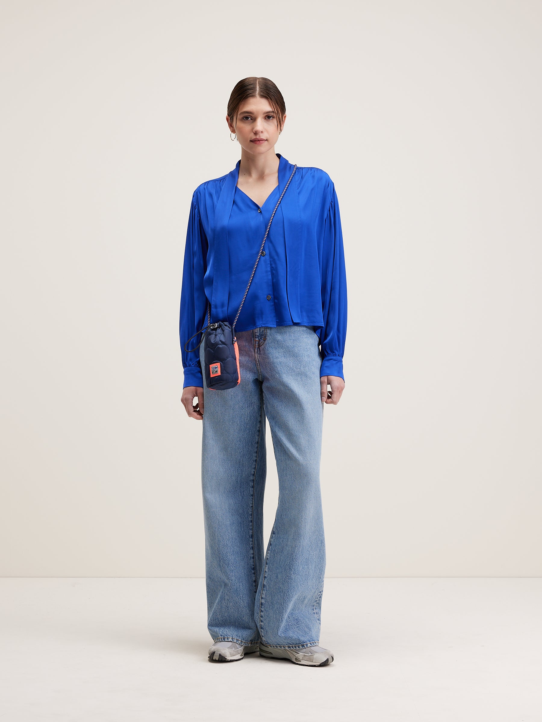 Pragues classic blouse (242 / W / LAZULI)