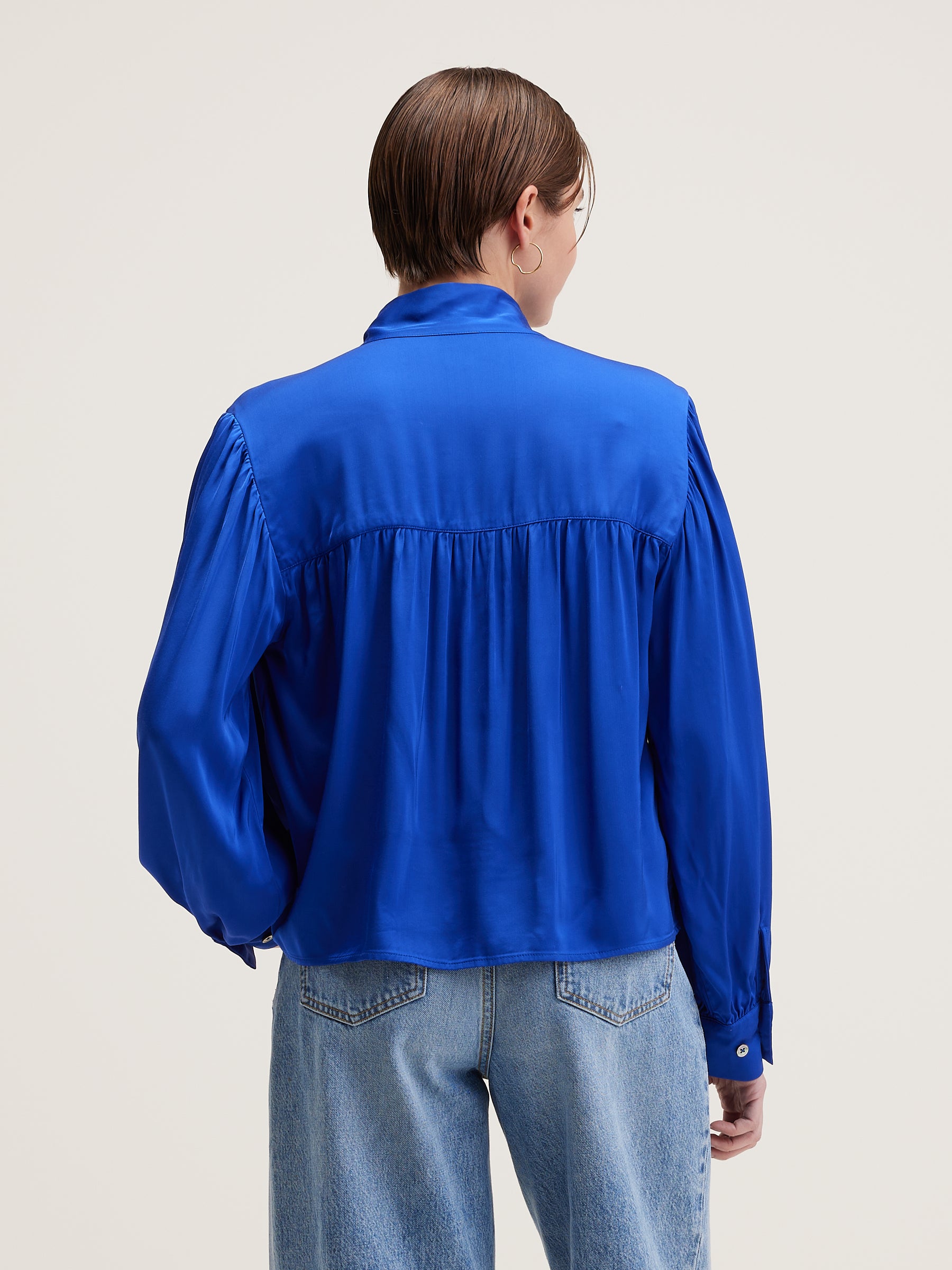 Pragues classic blouse (242 / W / LAZULI)