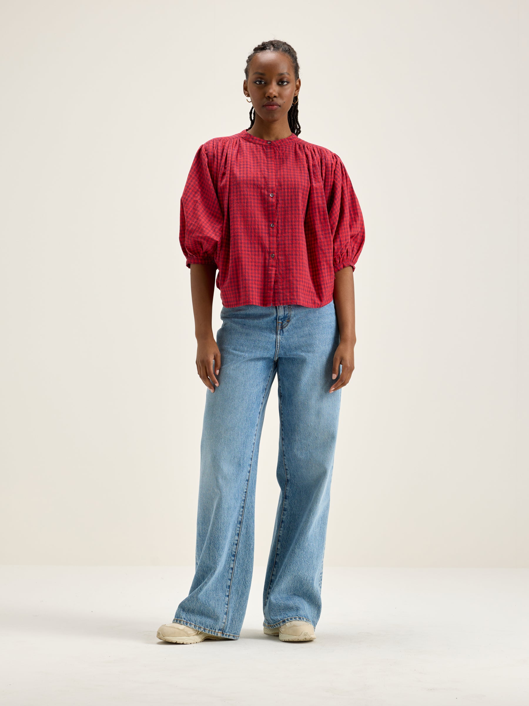 Ink Cropped Blouse - Amore For Women | Bellerose