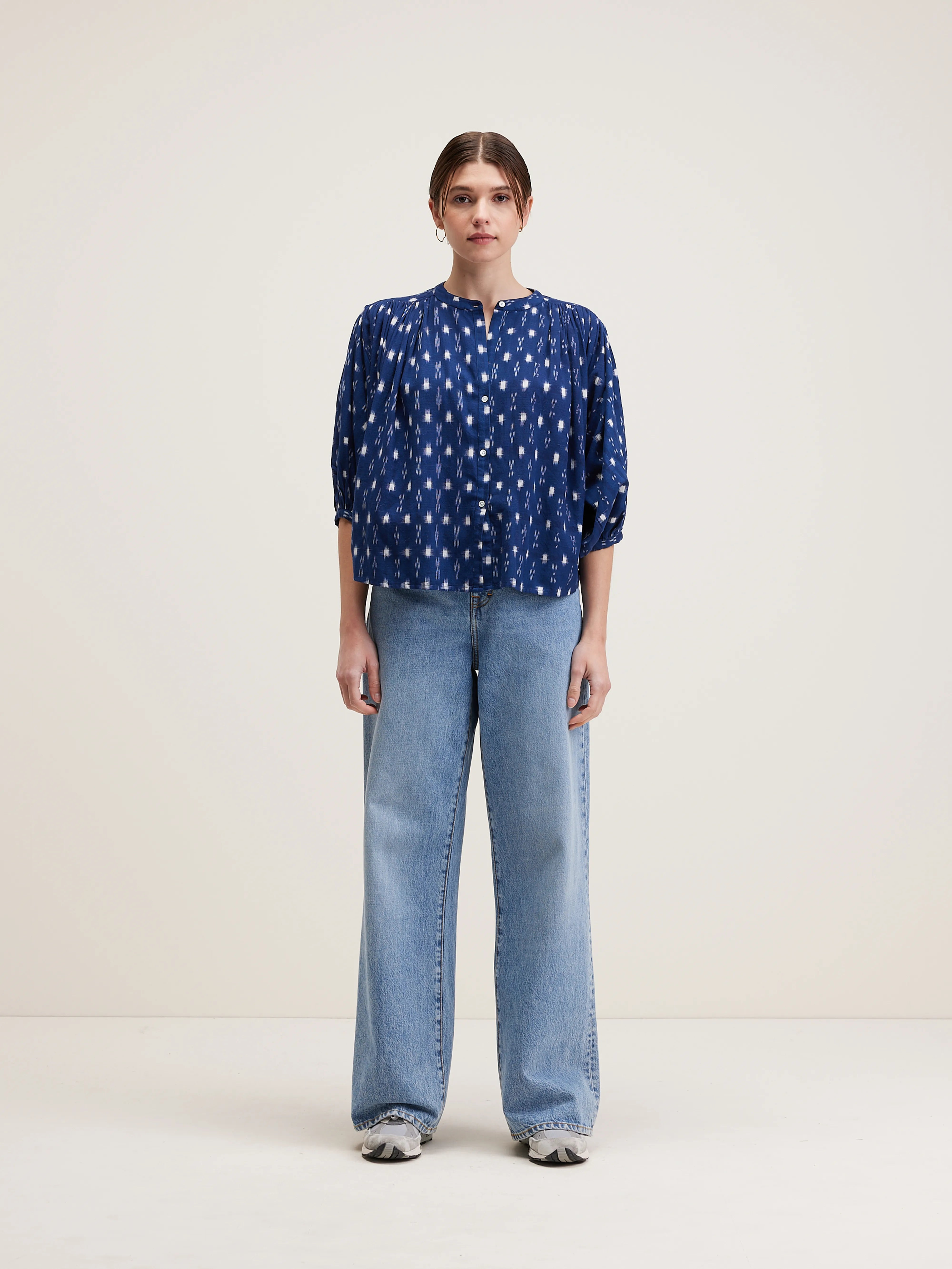 Blouse Courte Ink - Myosotis Pour Femme | Bellerose