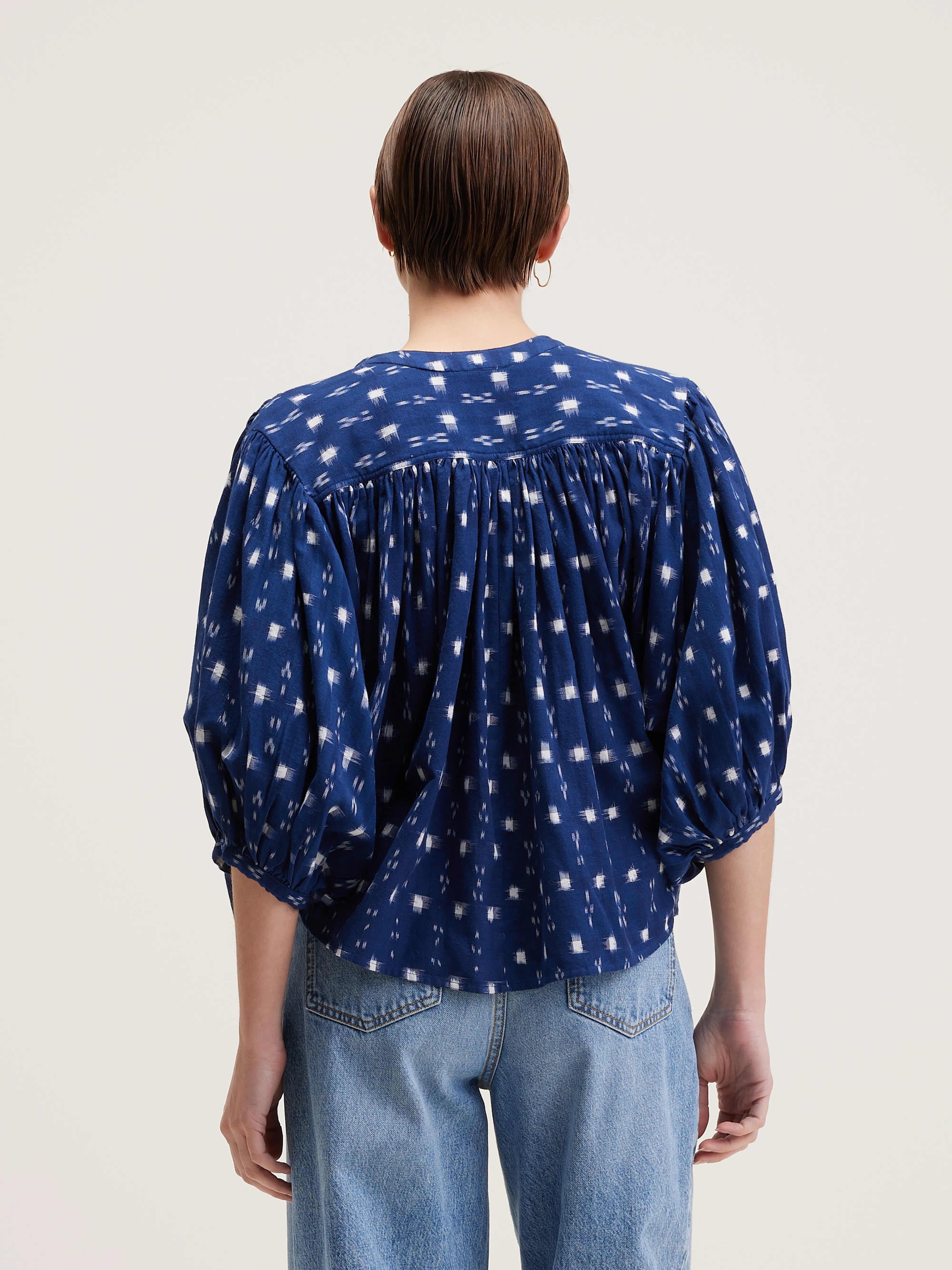 Blouse Courte Ink - Myosotis Pour Femme | Bellerose