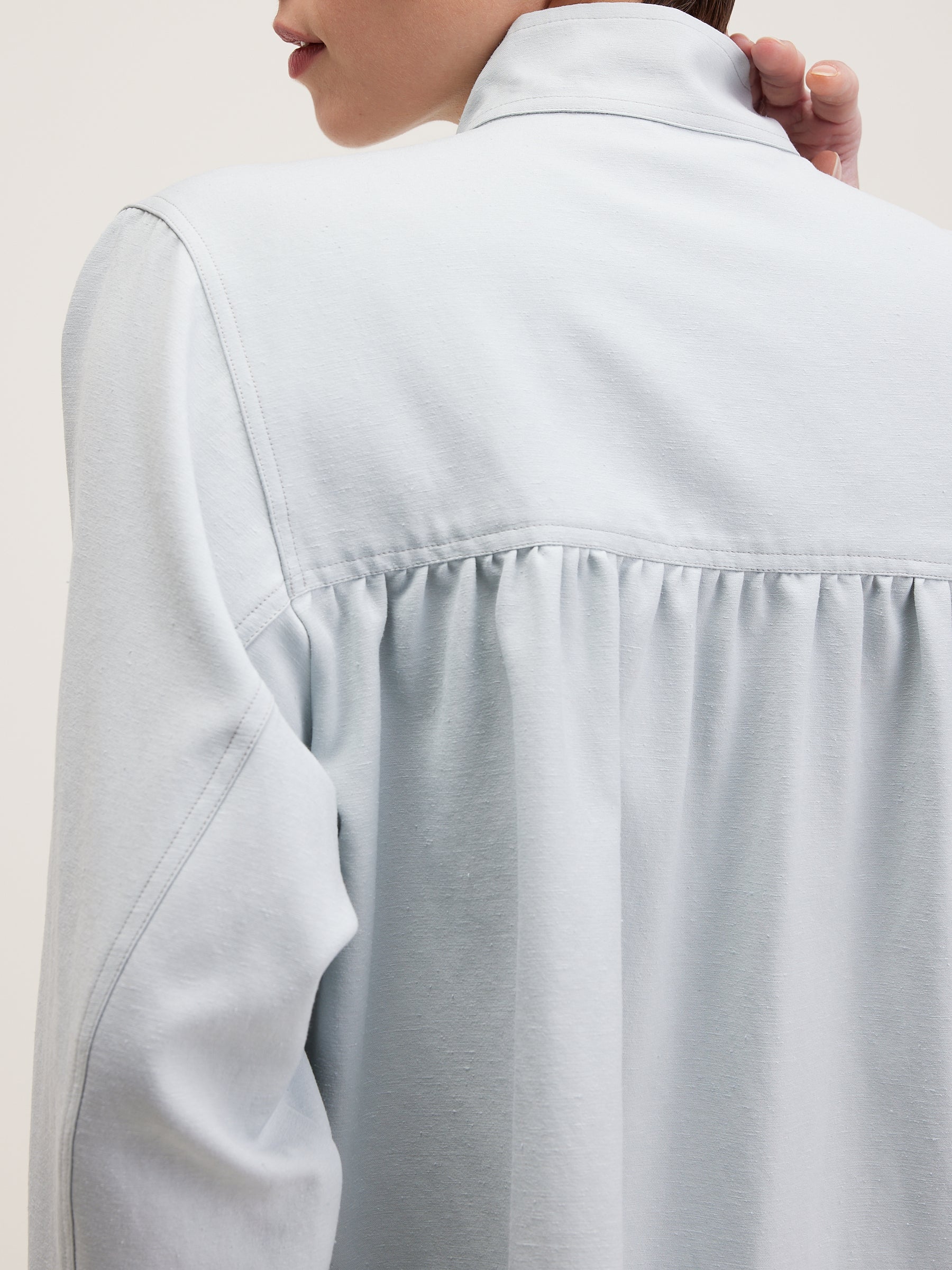 Peachy Button-front Blouse - Givre For Women | Bellerose