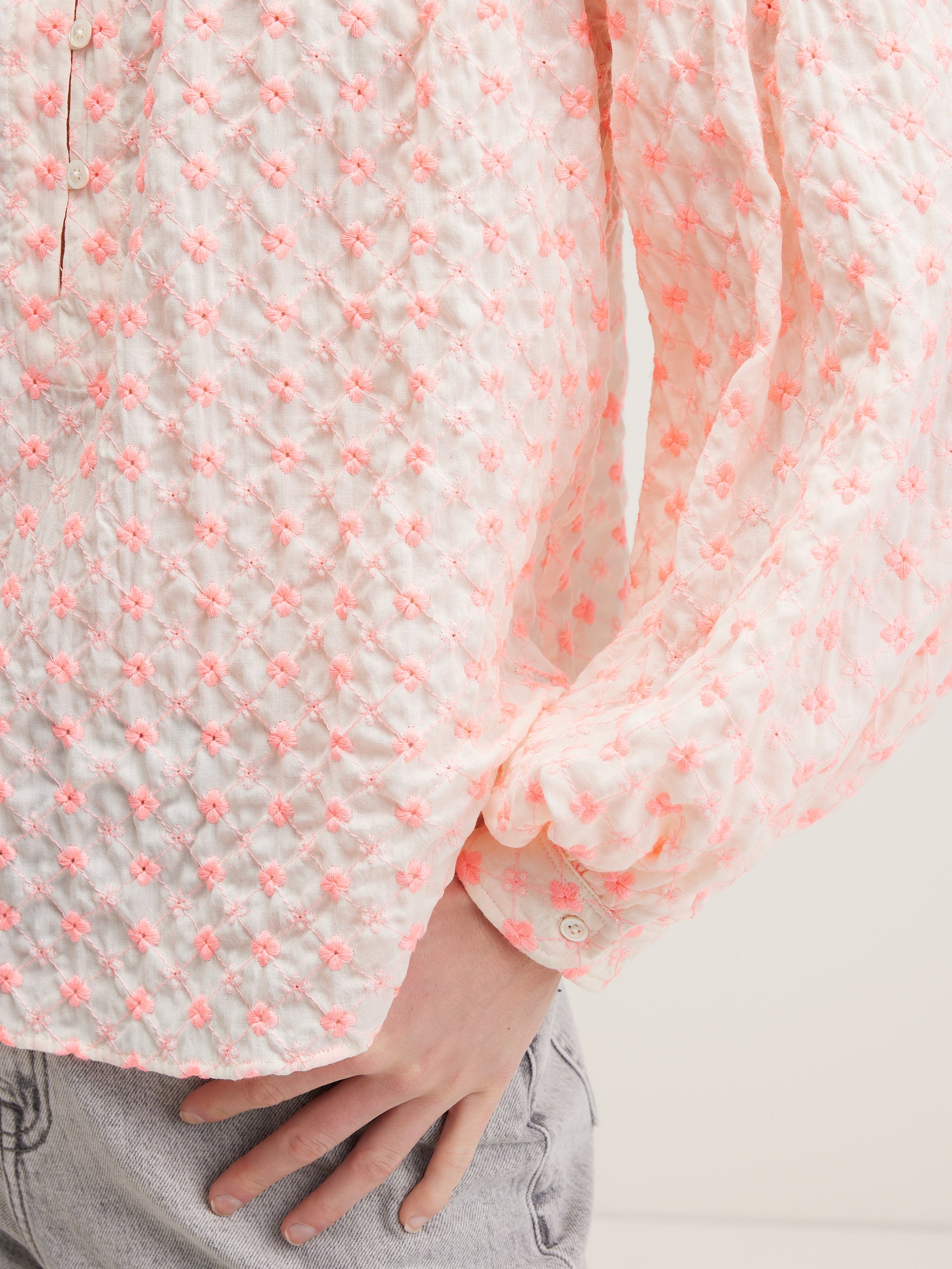 Haiti Romantic Blouse - Light rose / Rosee For Women | Bellerose