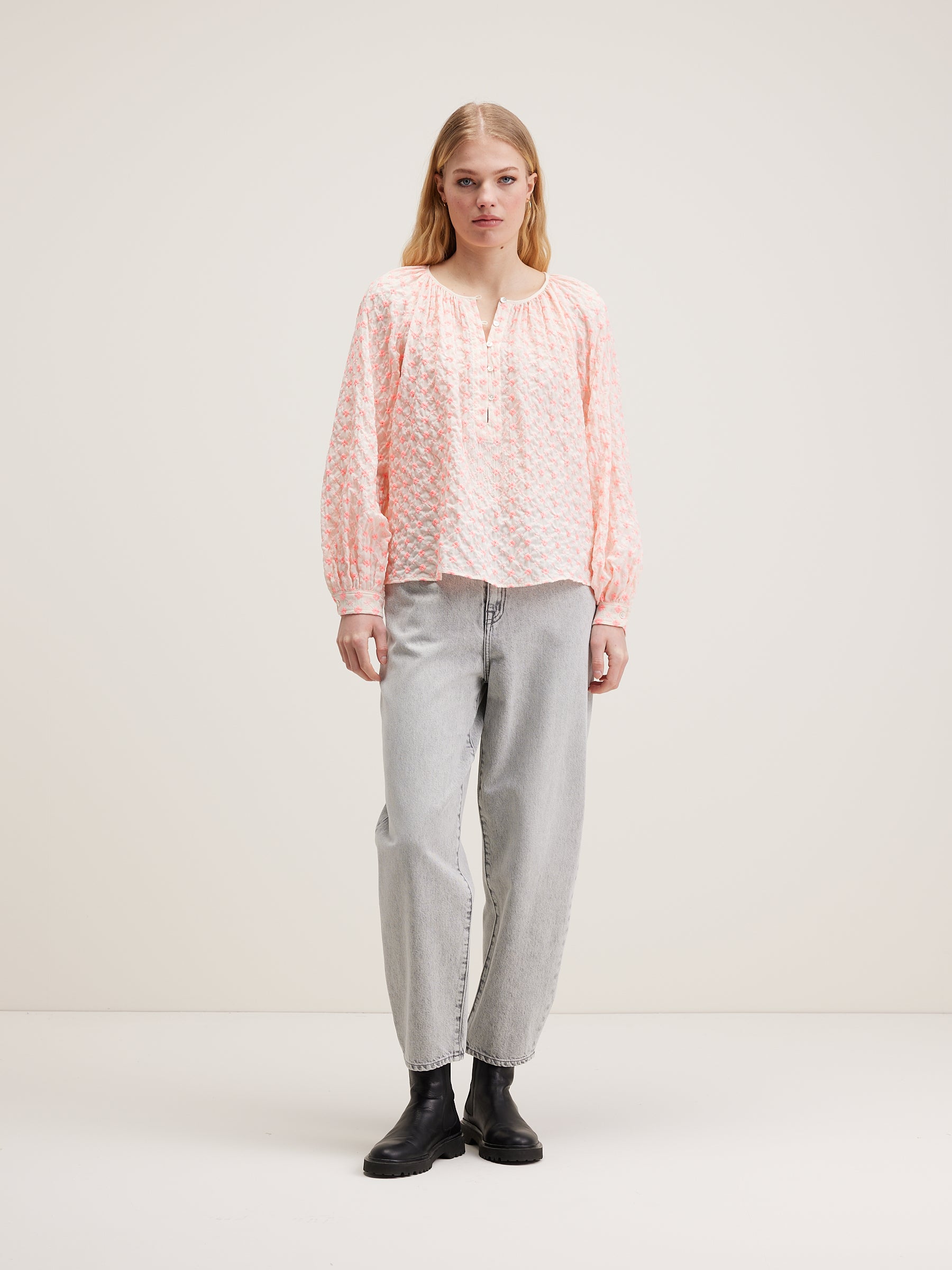 Blouse Romantique Haiti - Light rose / Rosee Pour Femme | Bellerose