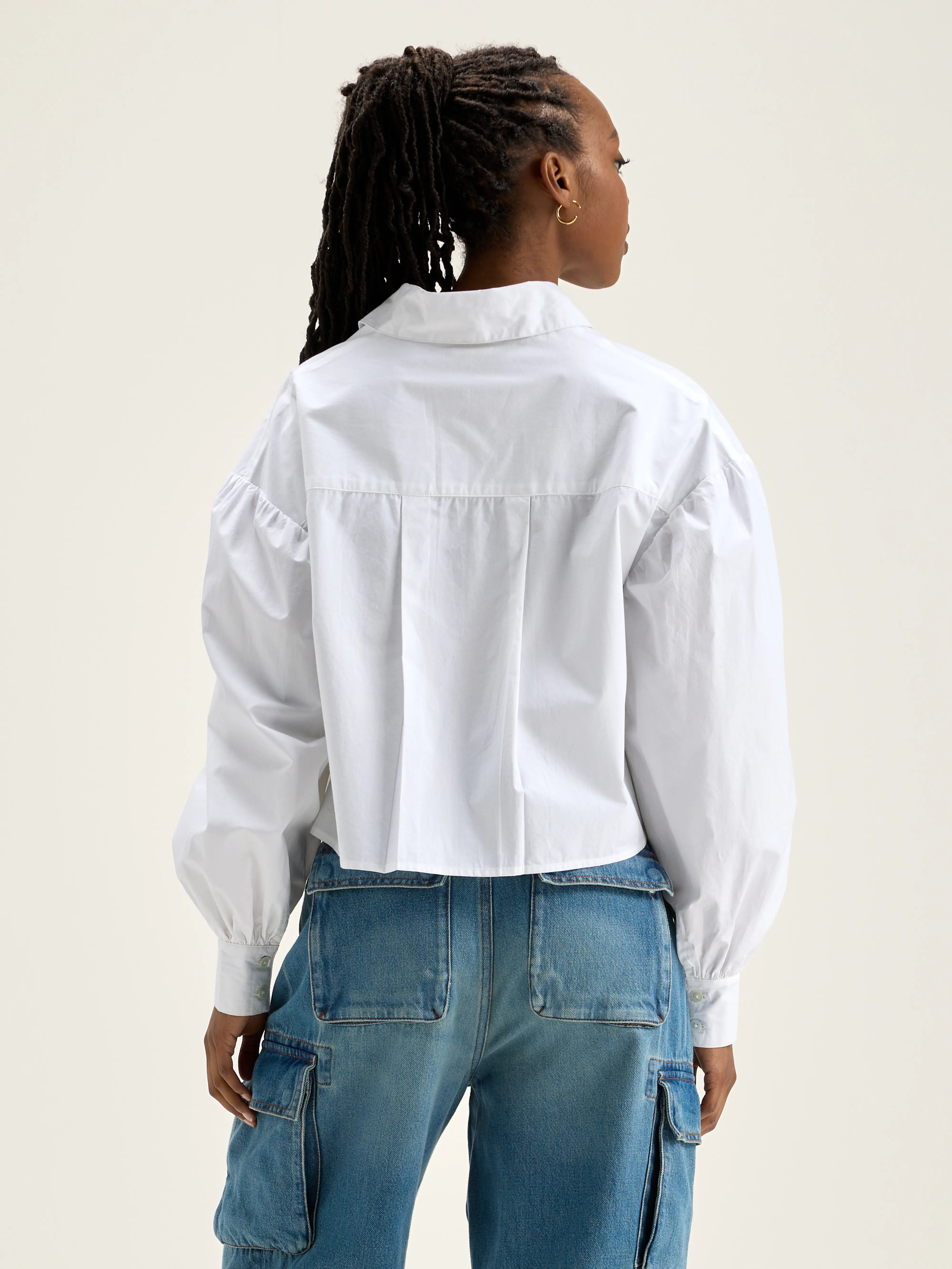 Kinga poplin shirt (242 / W / WHITE)