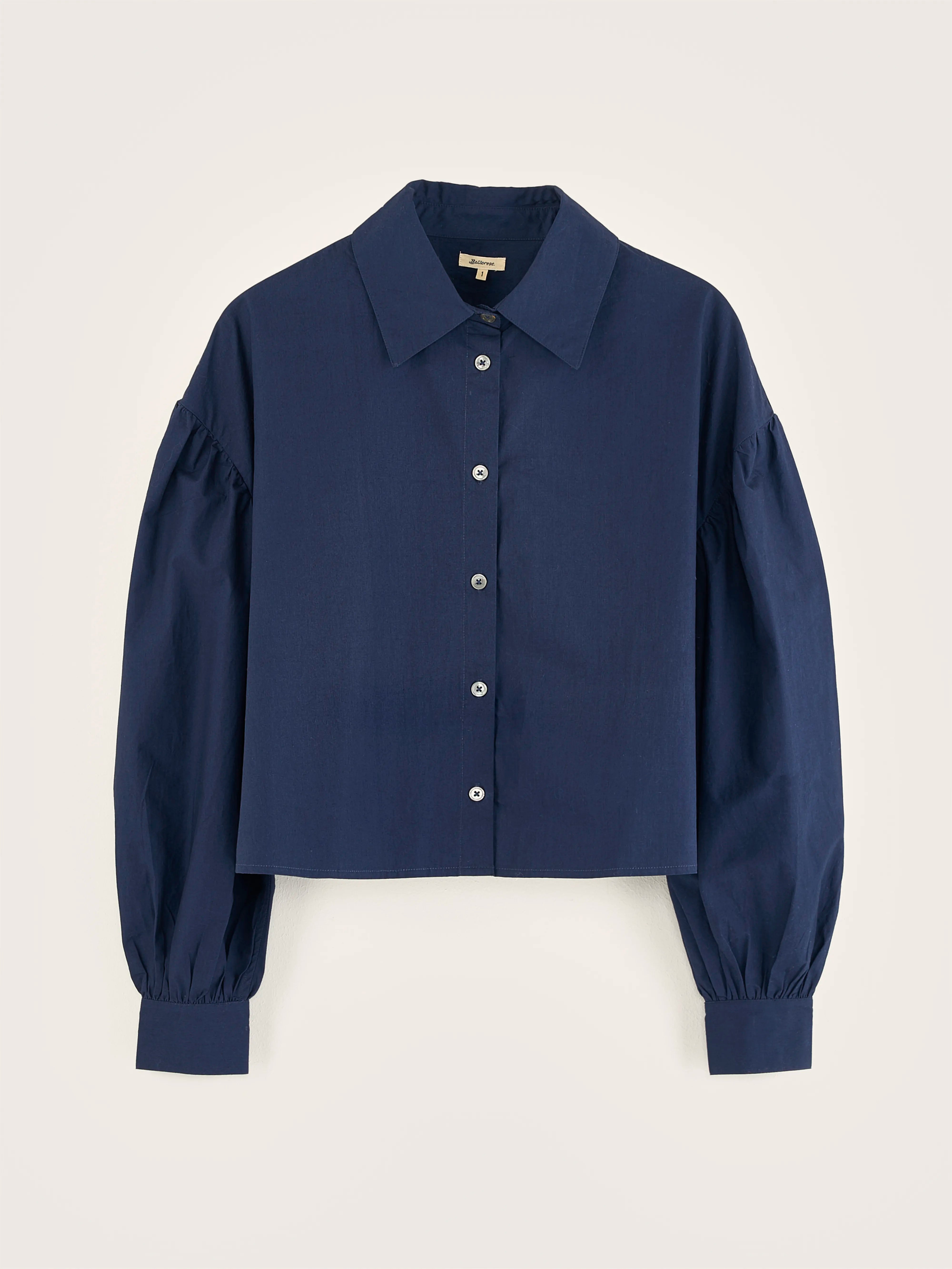 Kinga poplin shirt (242 / W / NAVAL)