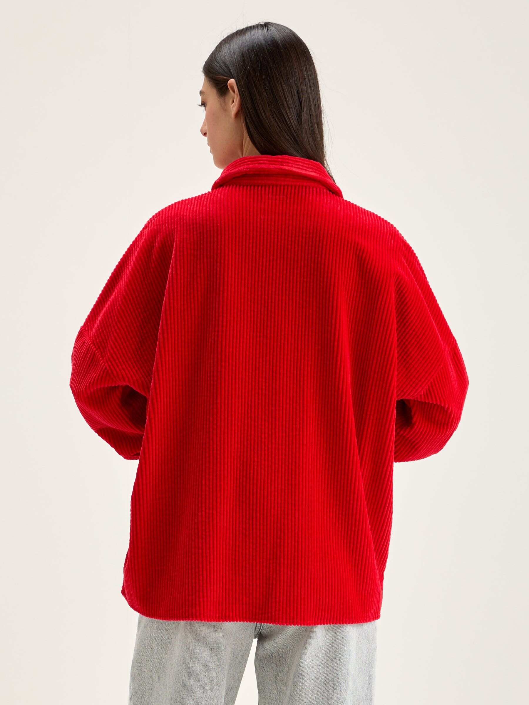 Ginna Corduroy Shirt - Sanguine For Women | Bellerose