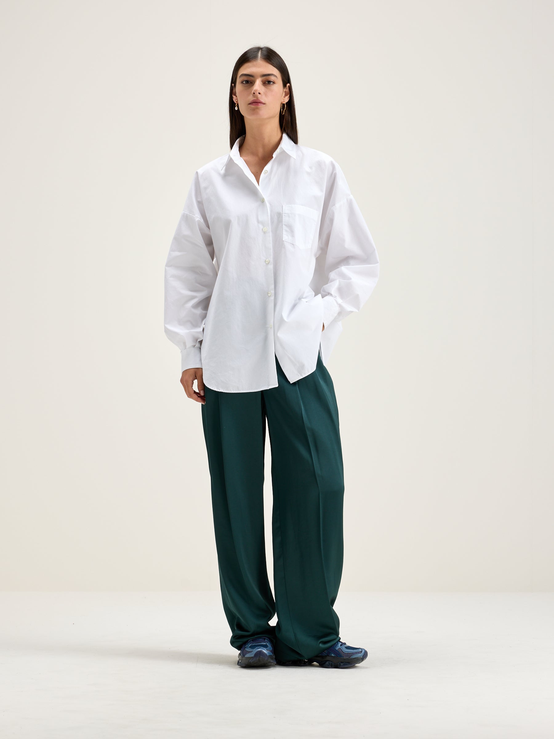 Giorgia poplin shirt (242 / W / WHITE)