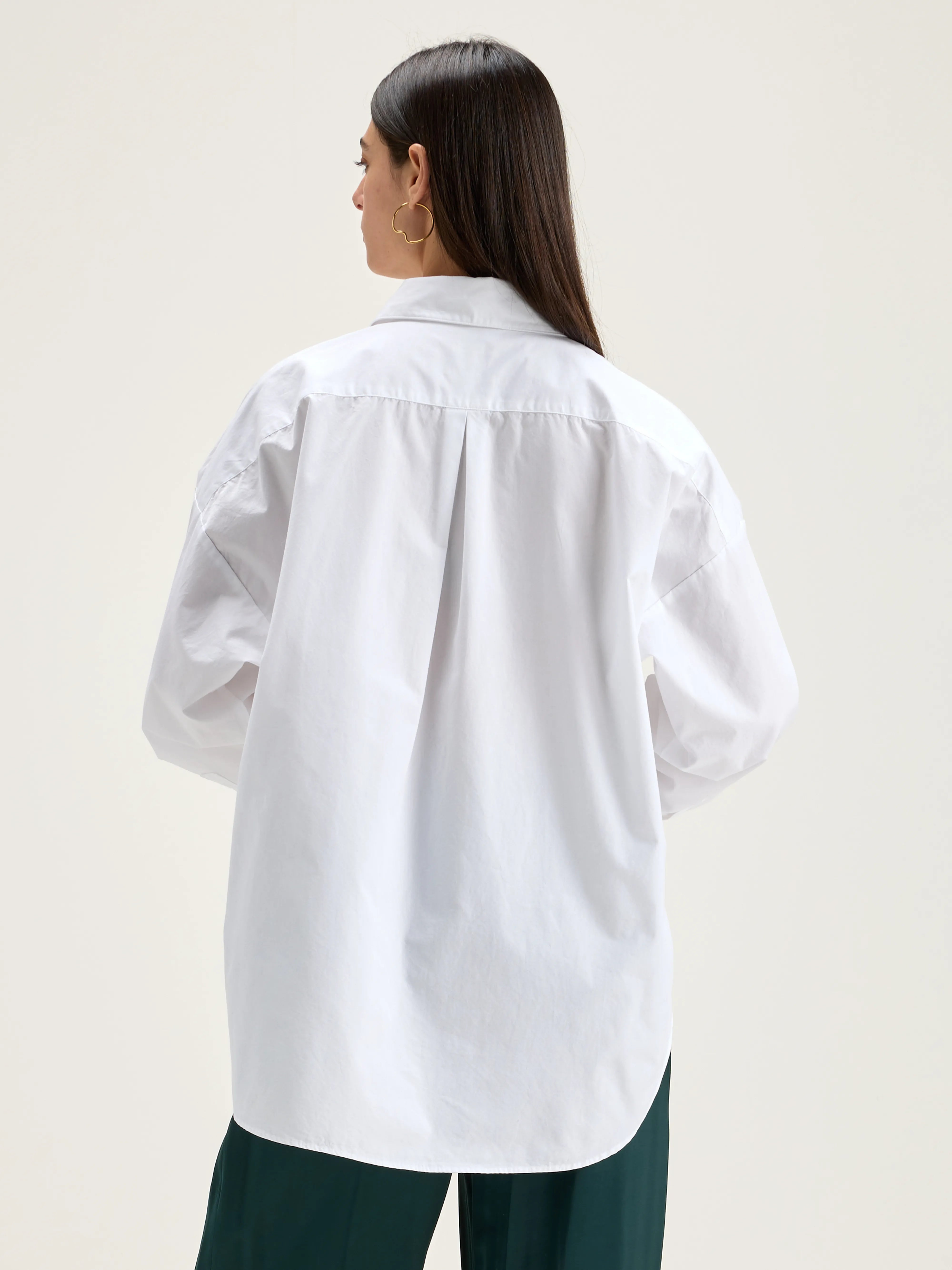 Giorgia Poplin Shirt - White For Women | Bellerose