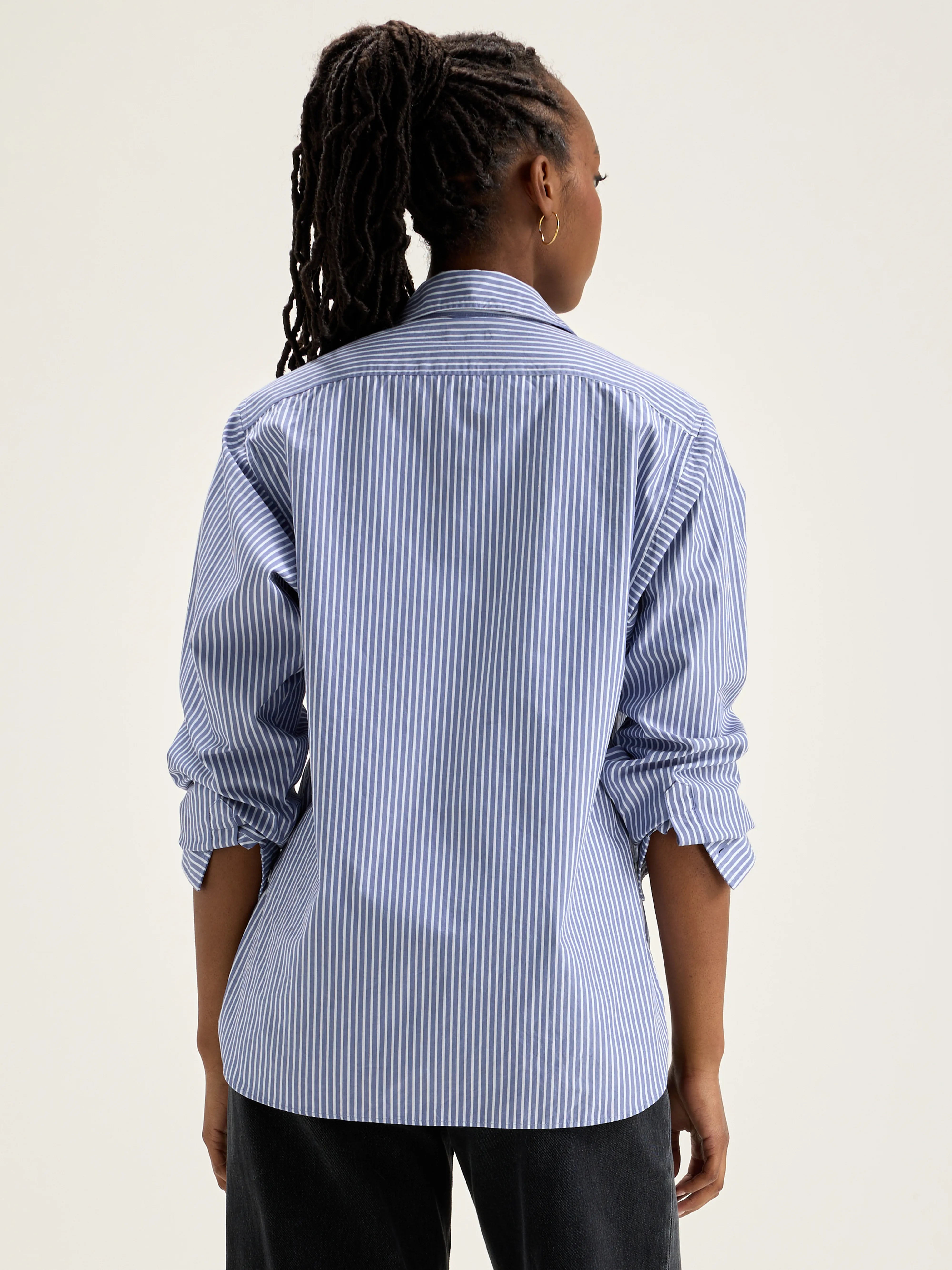 Gedeon poplin shirt (242 / W / STRIPE K)