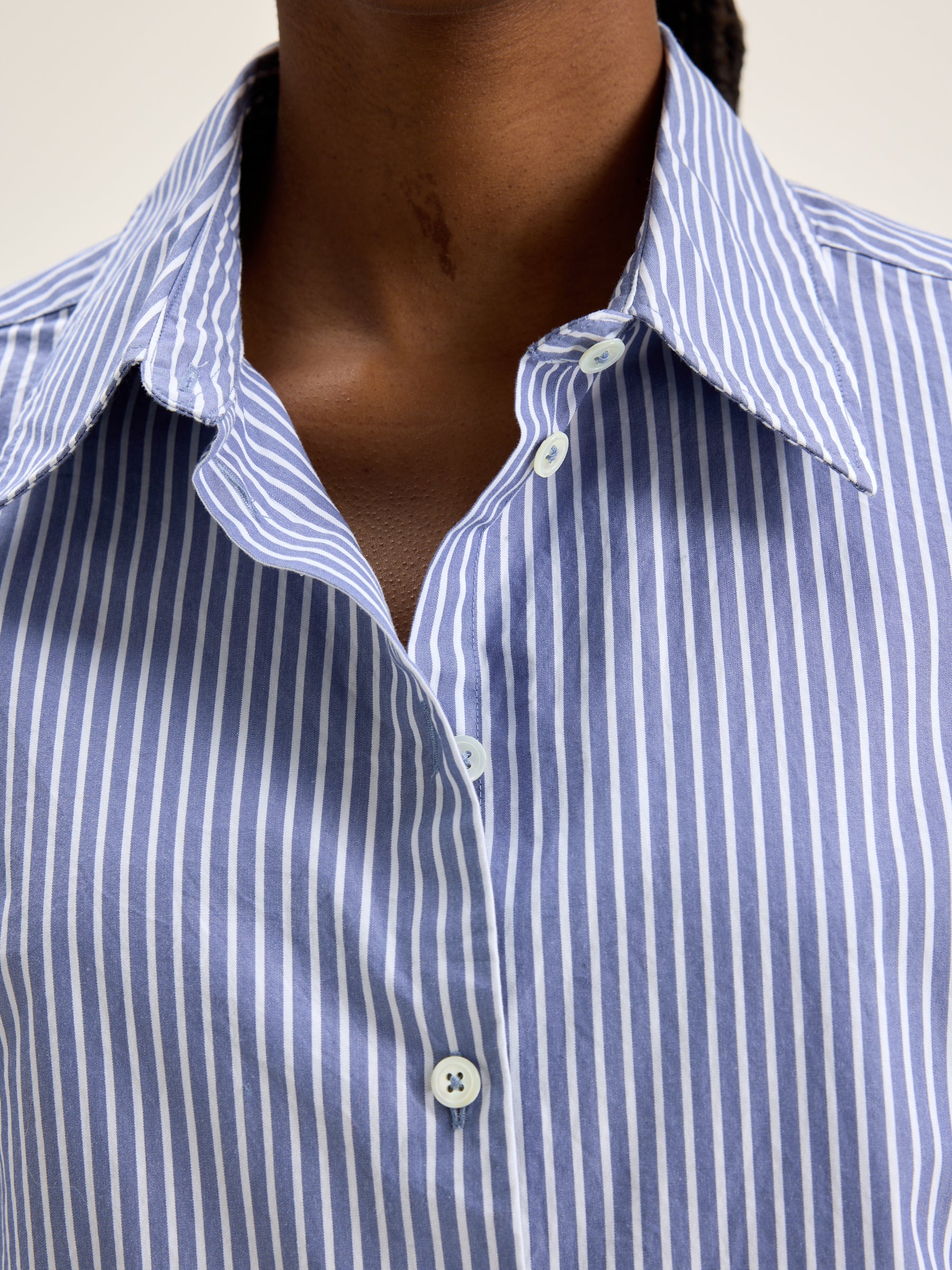 Gedeon poplin shirt (242 / W / STRIPE K)