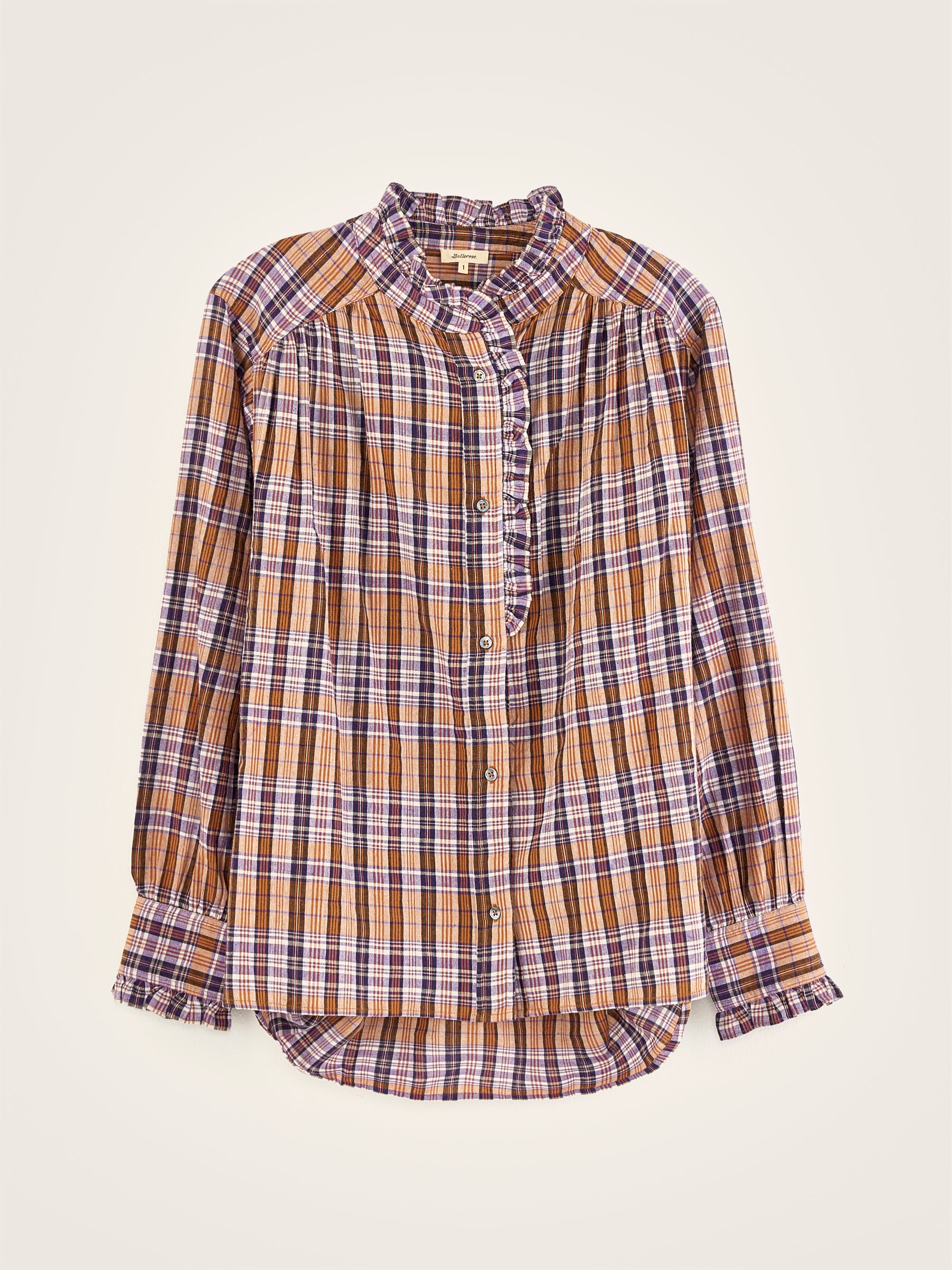 Claudia geruite blouse (242 / W / CHECK A)