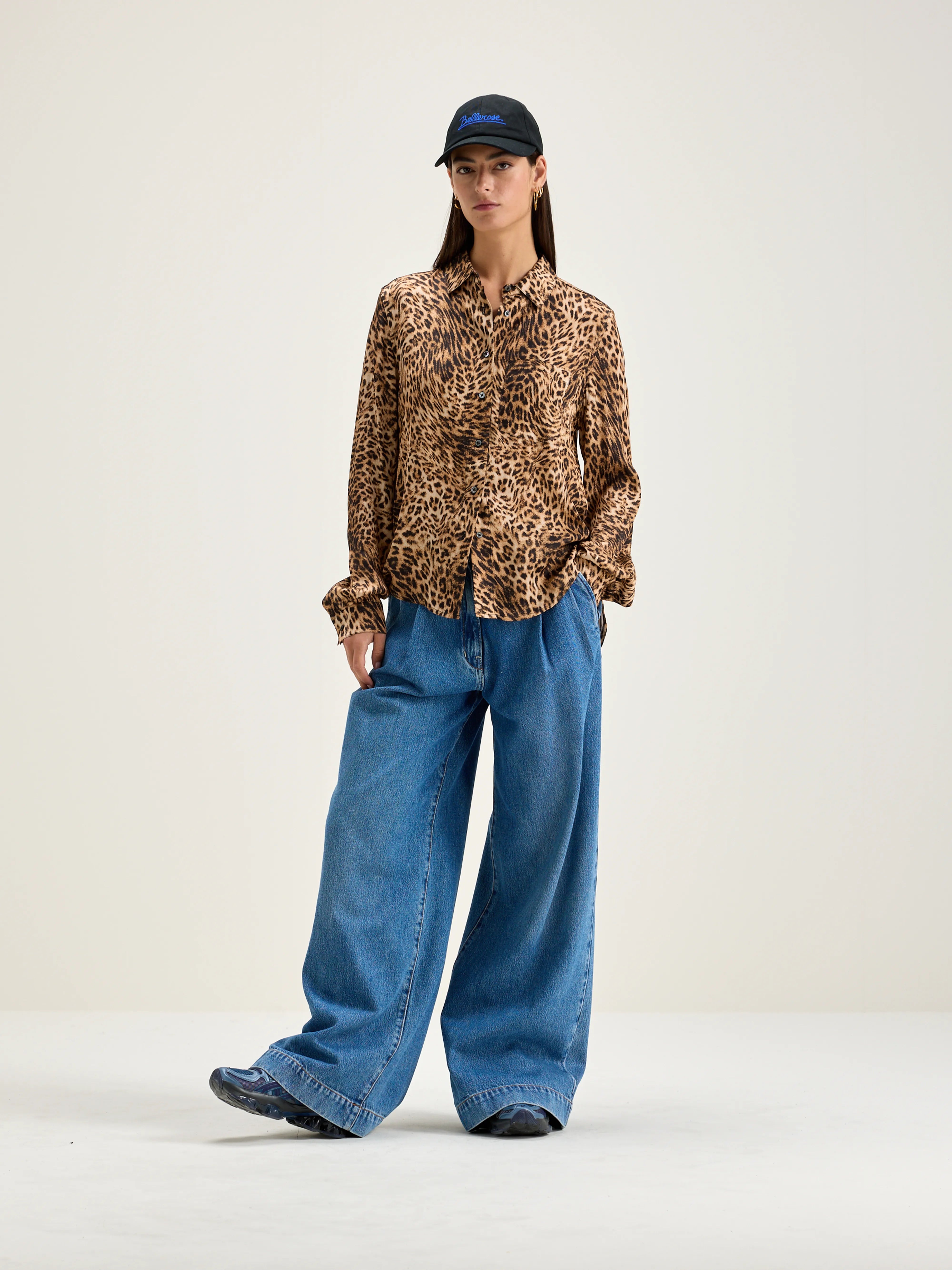 Pekin Leopard Shirt - Coffee / Toffee For Women | Bellerose