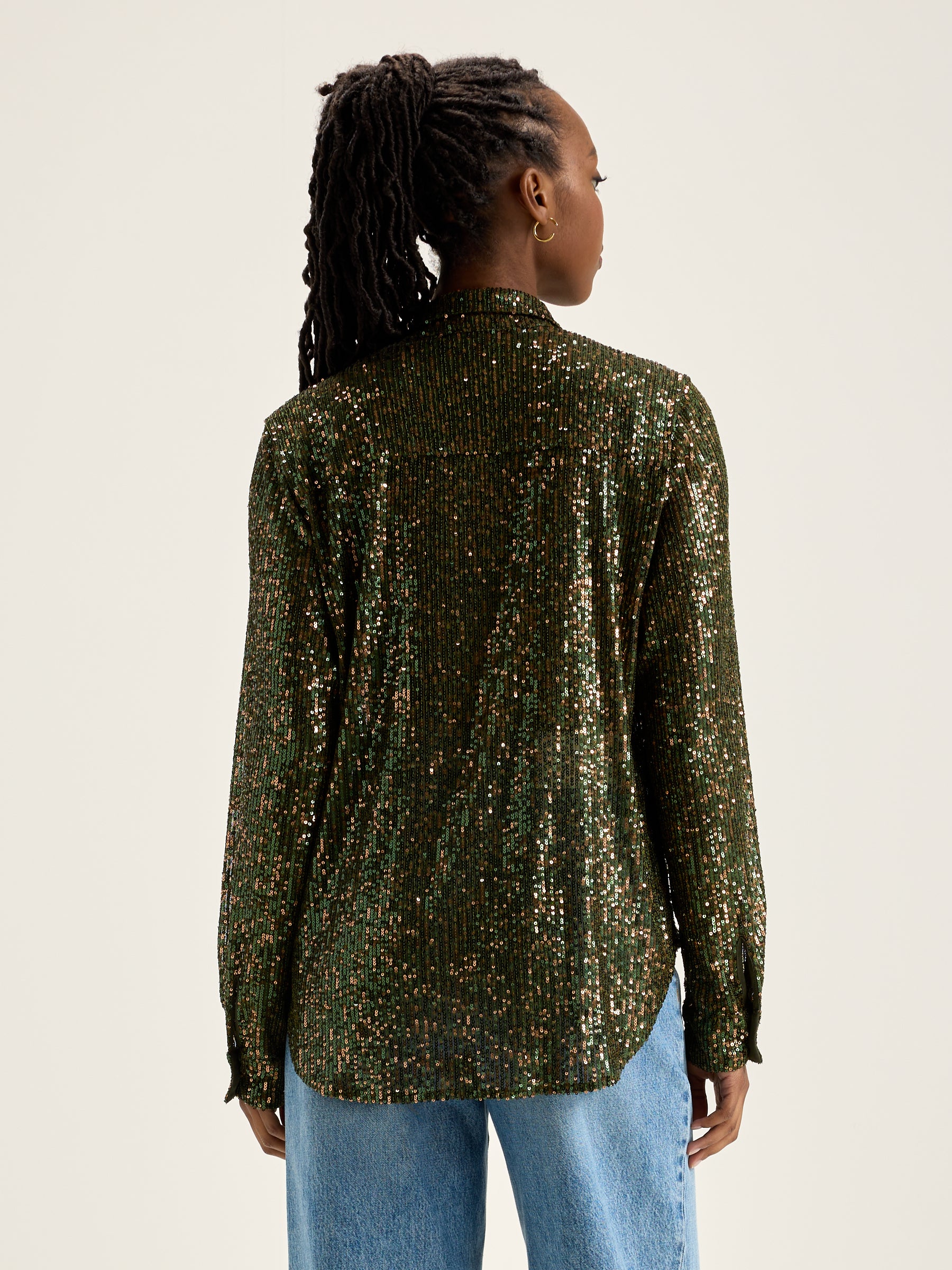 Chemise à sequins Pekin (242 / W / MOSS)