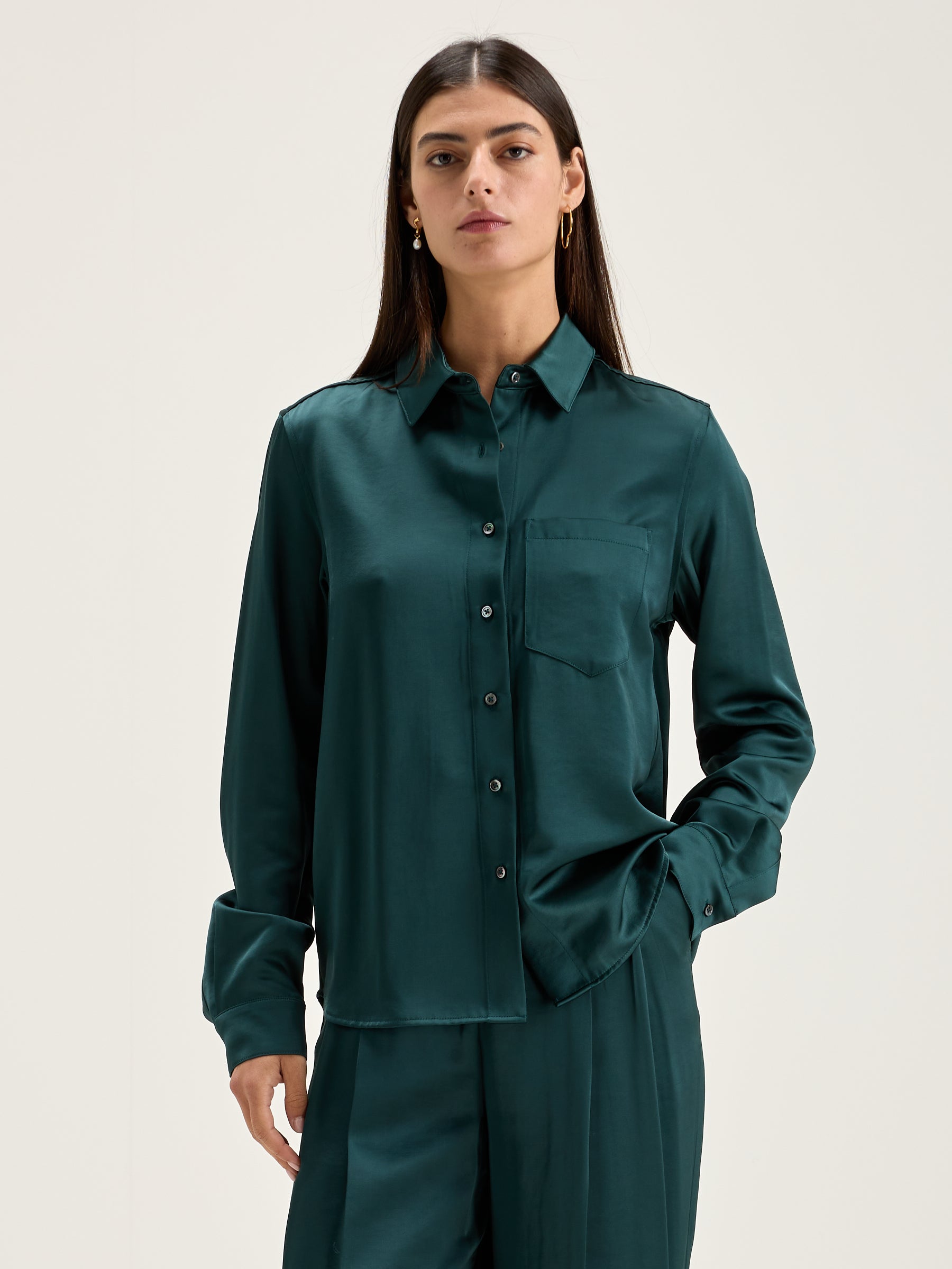 Pekin Shirt - Hunter For Women | Bellerose