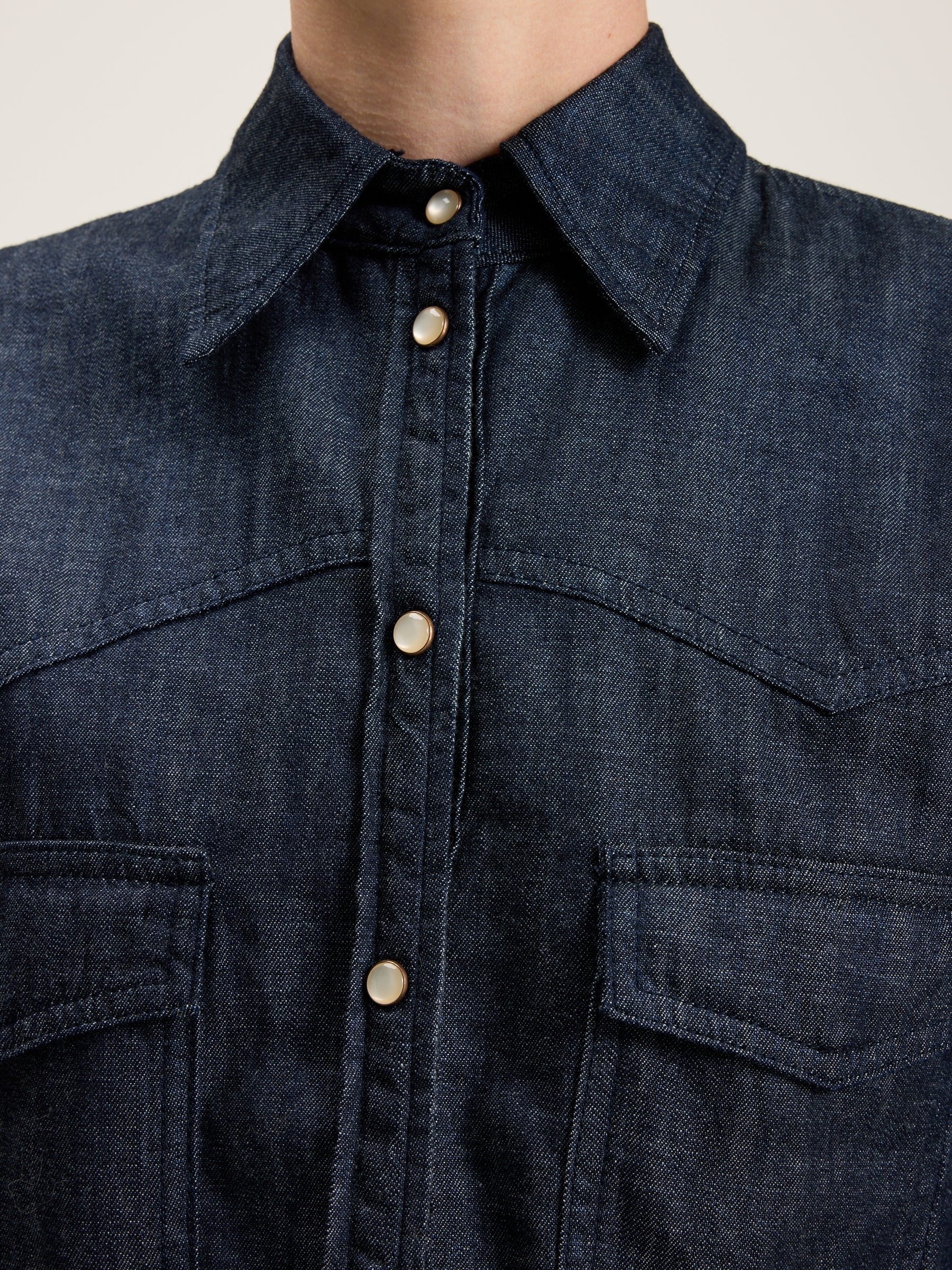 Kapla denim shirt (242 / W / 60S STONE WASH)