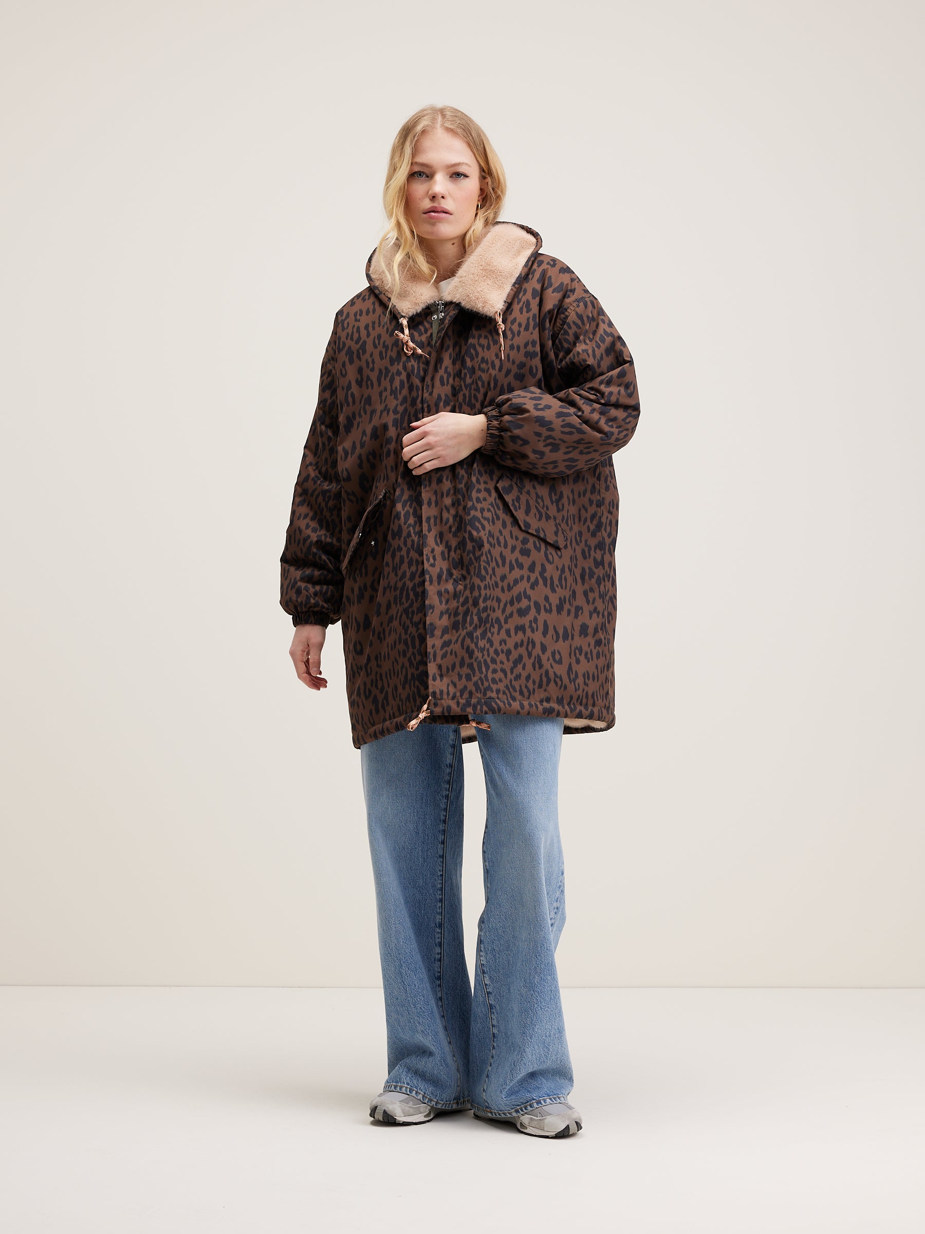 Laos Parka Met Capuchon - Coffee Voor Dames | Bellerose