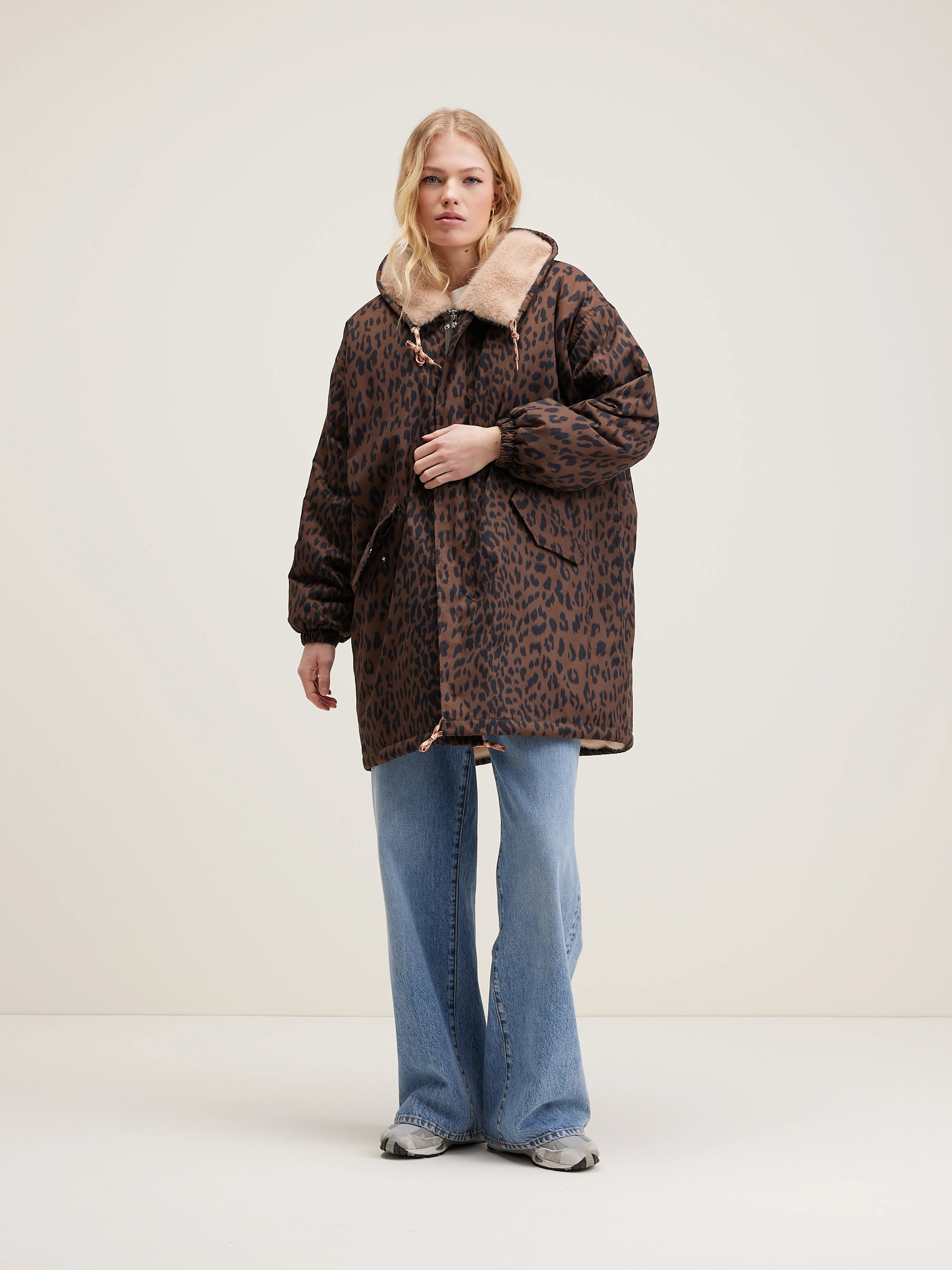 Laos Hooded Parka - Coffee For Women | Bellerose