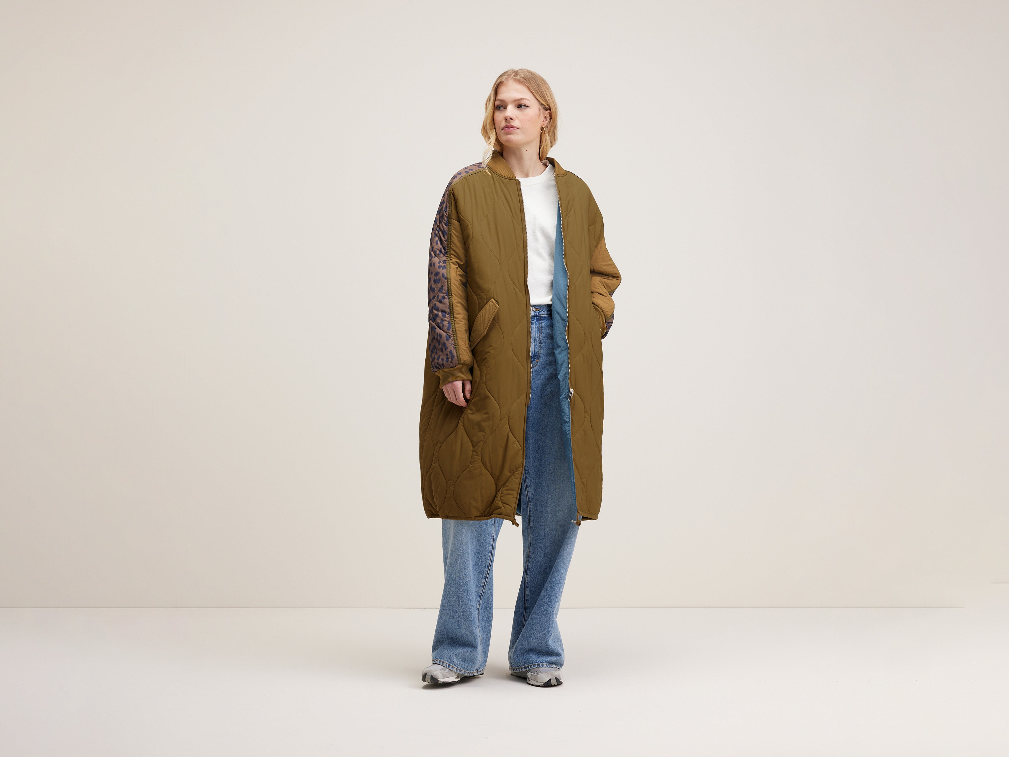 Hedge quilted coat (242 / W / TAN)