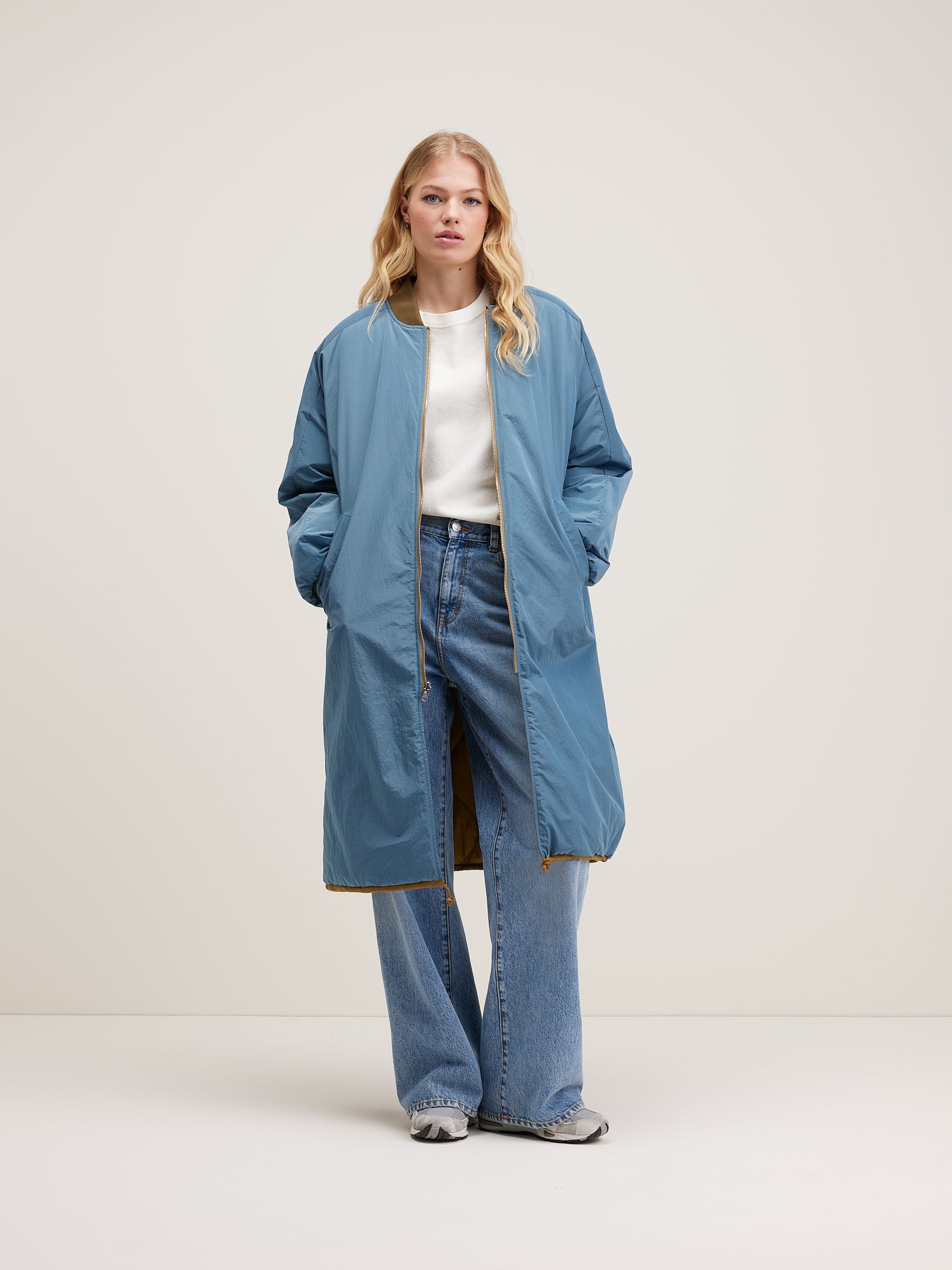 Hedge Quilted Coat - Tan For Women | Bellerose