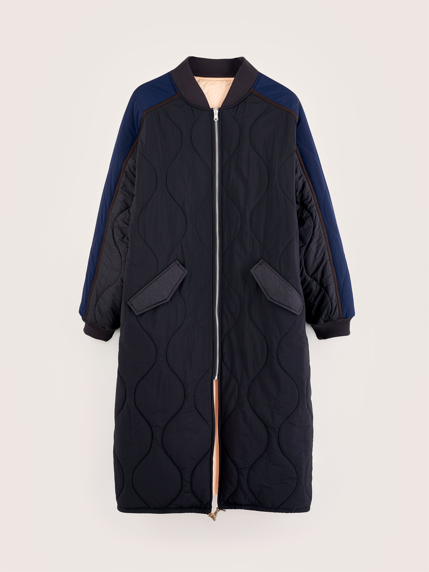 Hedge quilted coat (242 / W / BLACK BEAUTY)