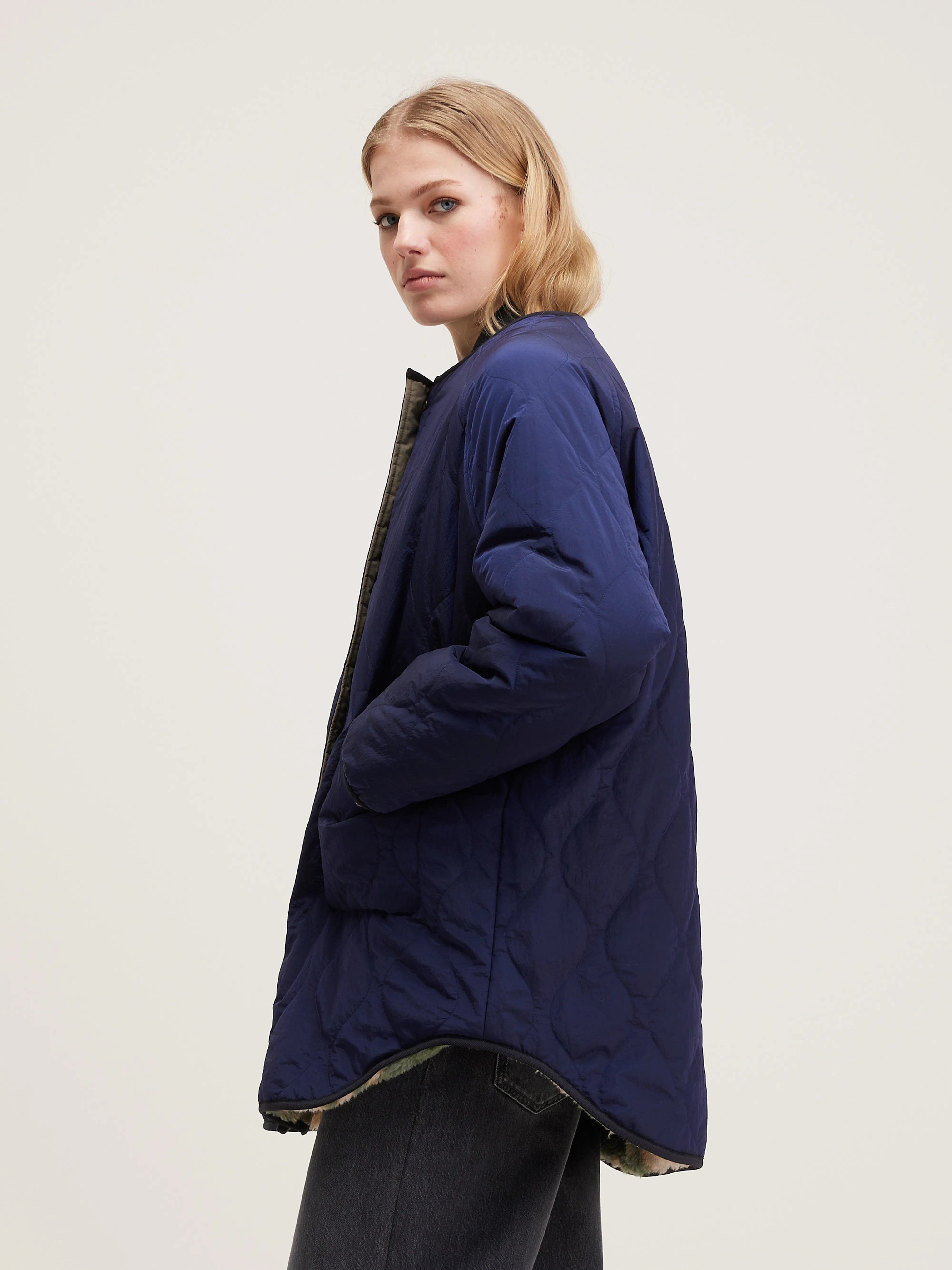 Hamon Padded Jacket - Naval For Women | Bellerose