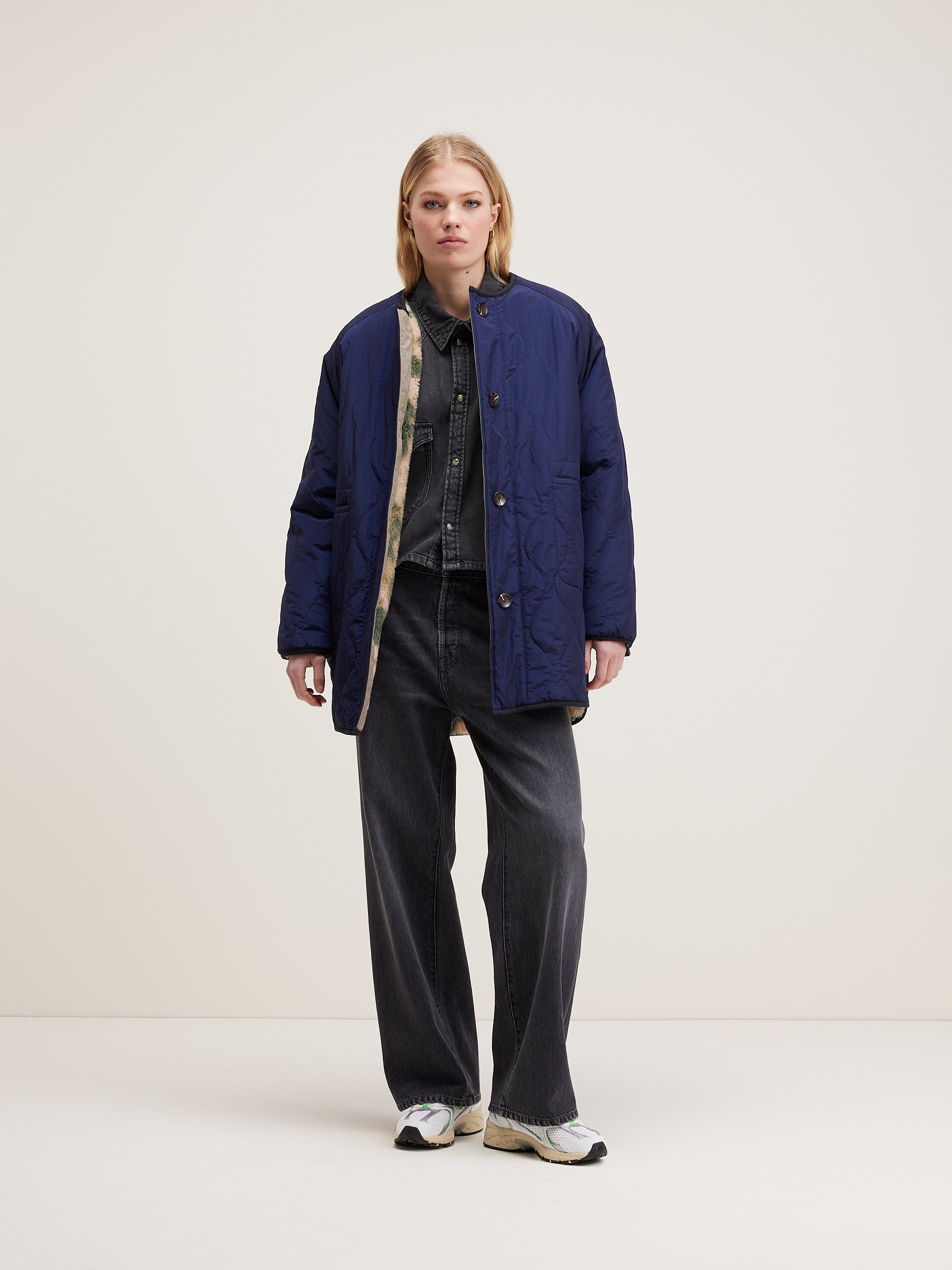 Hamon Padded Jacket - Naval For Women | Bellerose