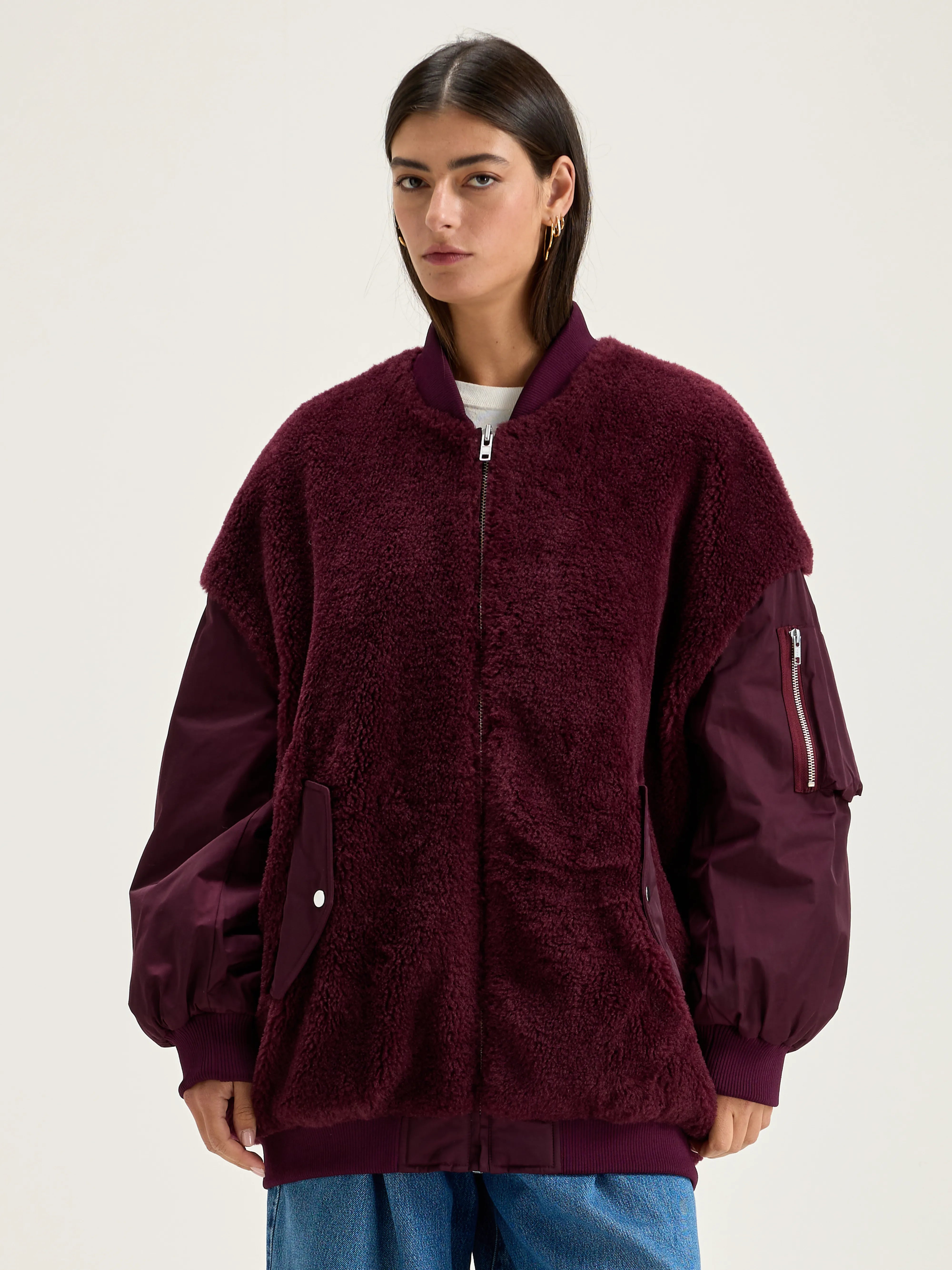 Bomber Highway - Wine Pour Femme | Bellerose