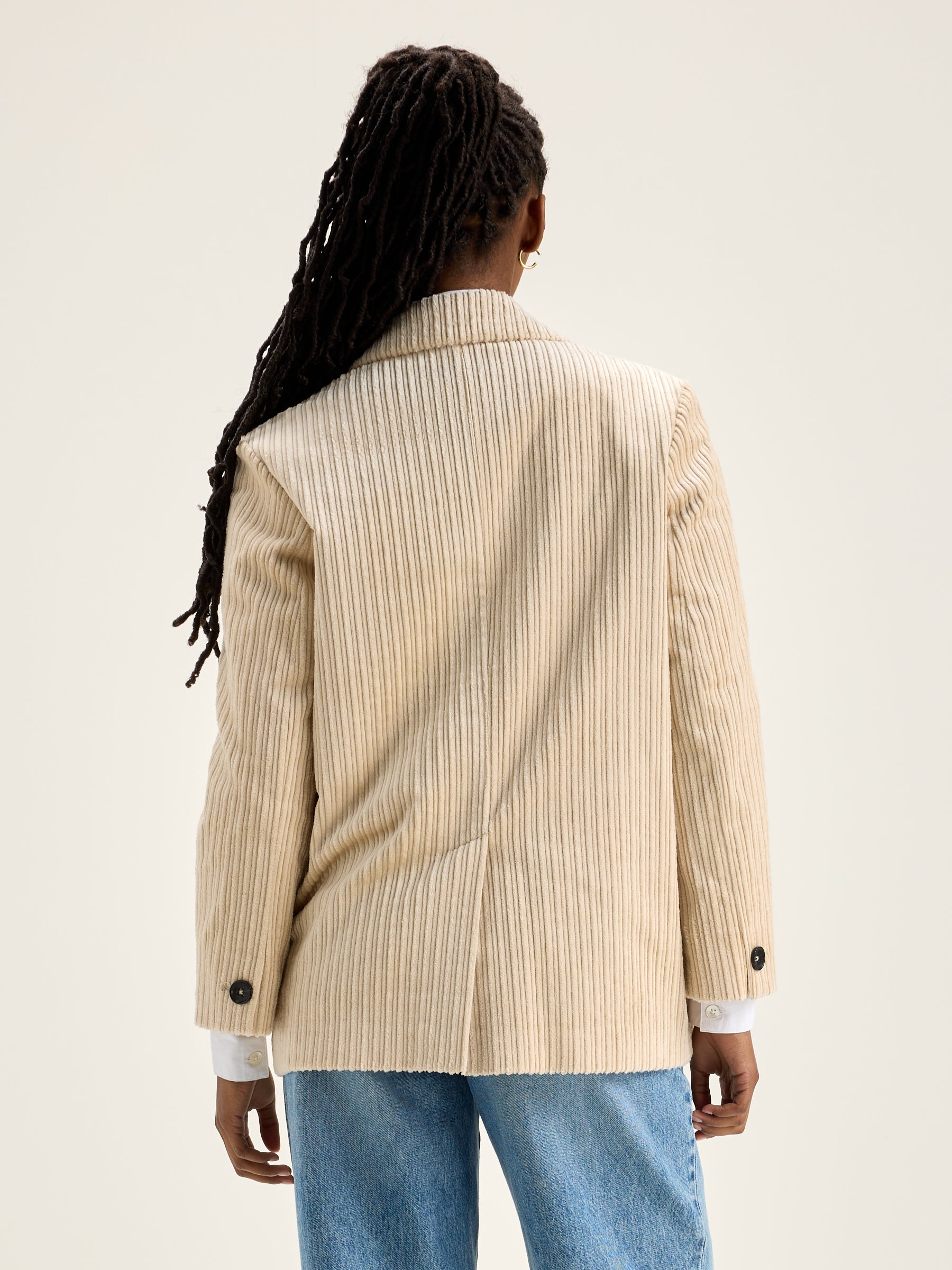 Veil Relaxed Blazer - Shell For Women | Bellerose