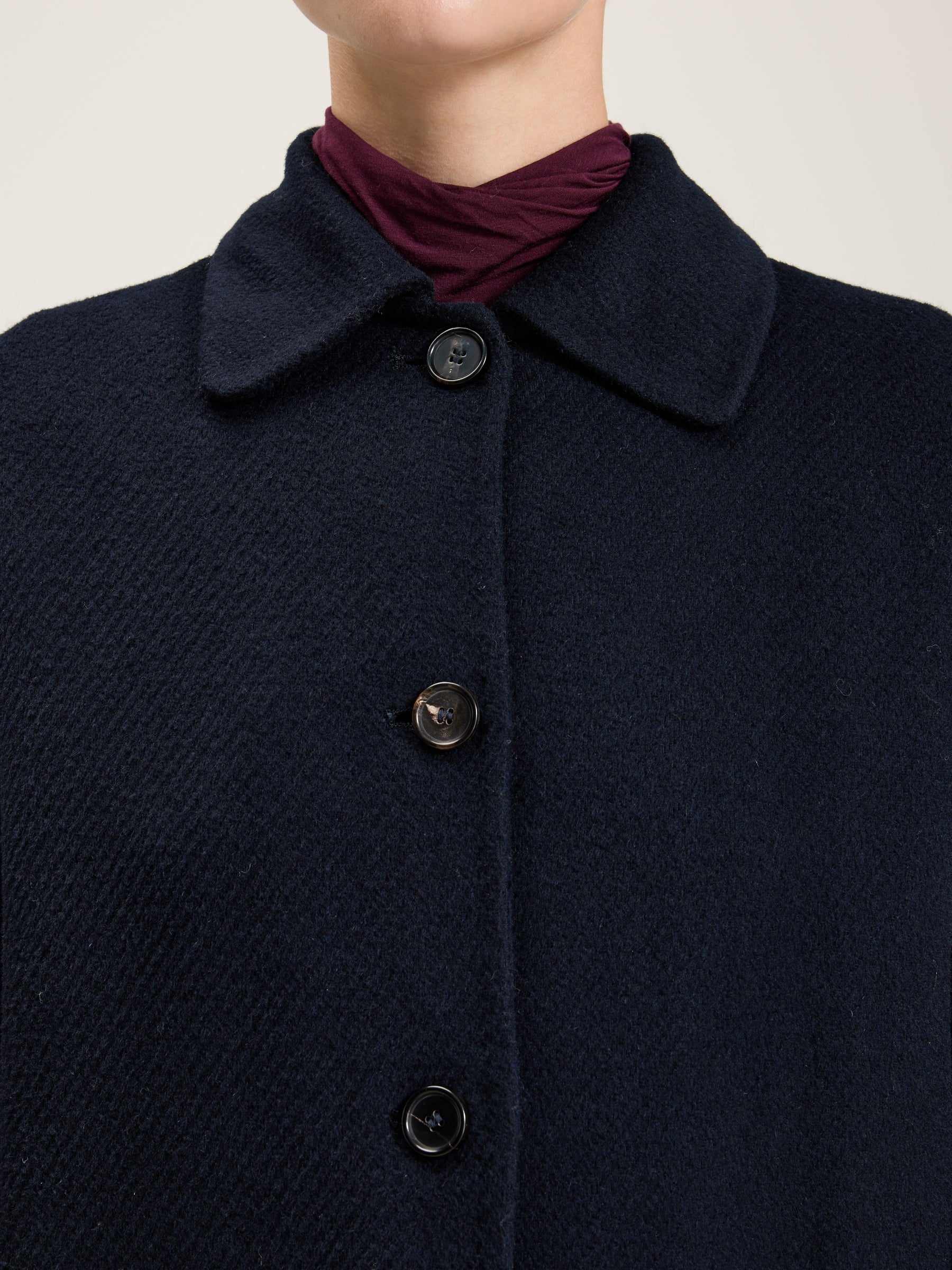 Joanne classic coat (242 / W / NAVY)