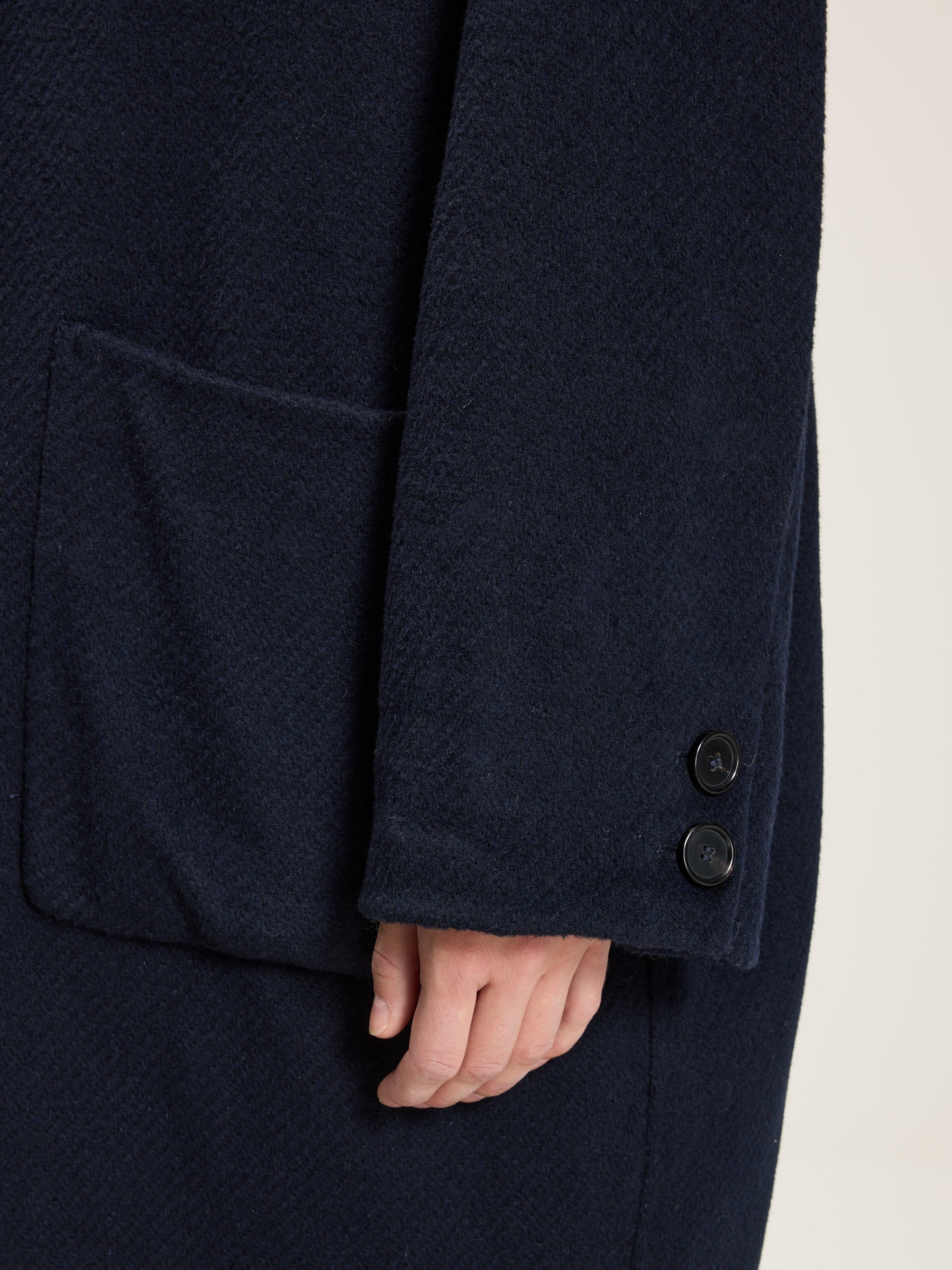 Joanne classic coat (242 / W / NAVY)