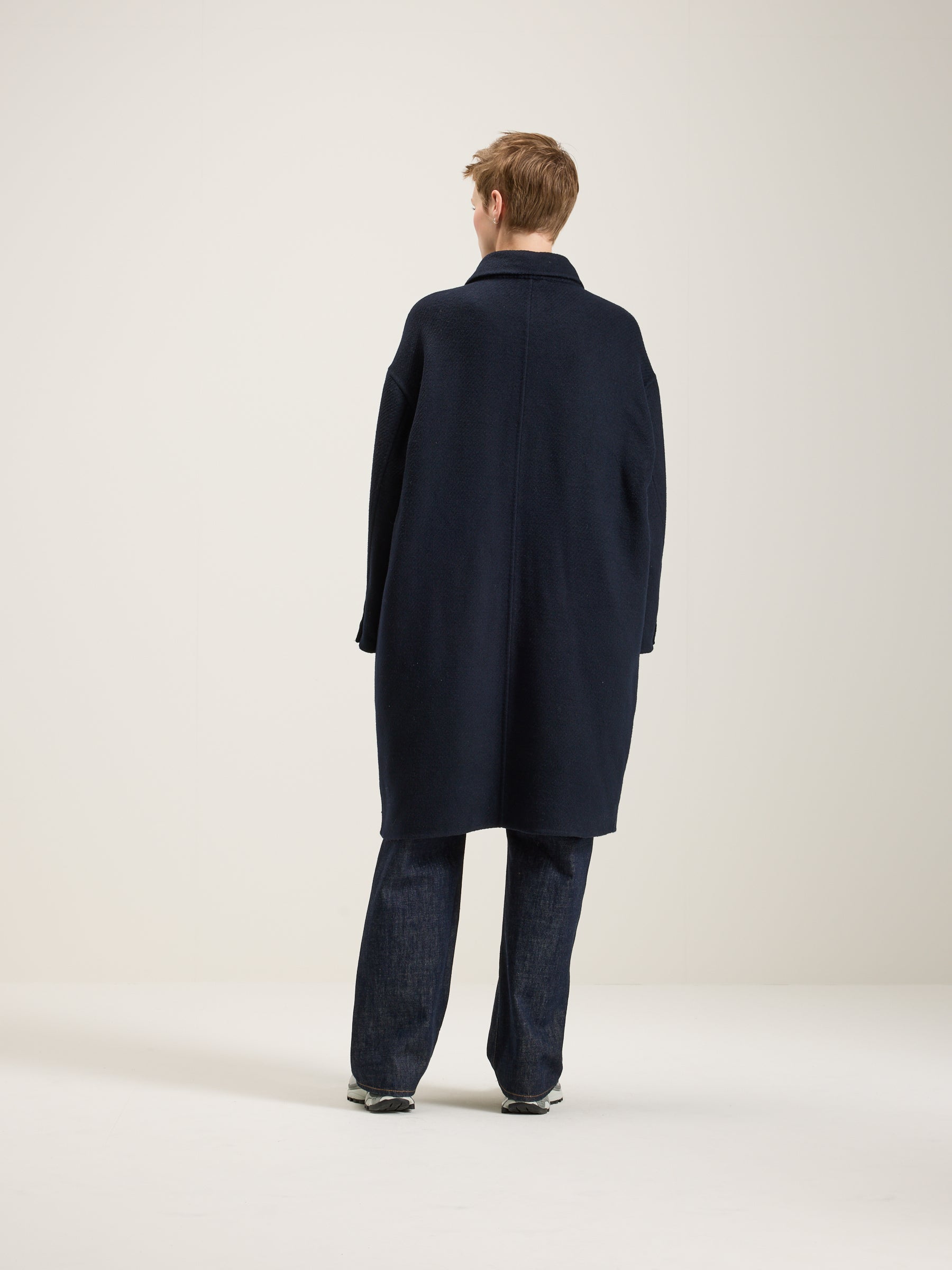 Joanne Klassieke Jas - Navy Voor Dames | Bellerose