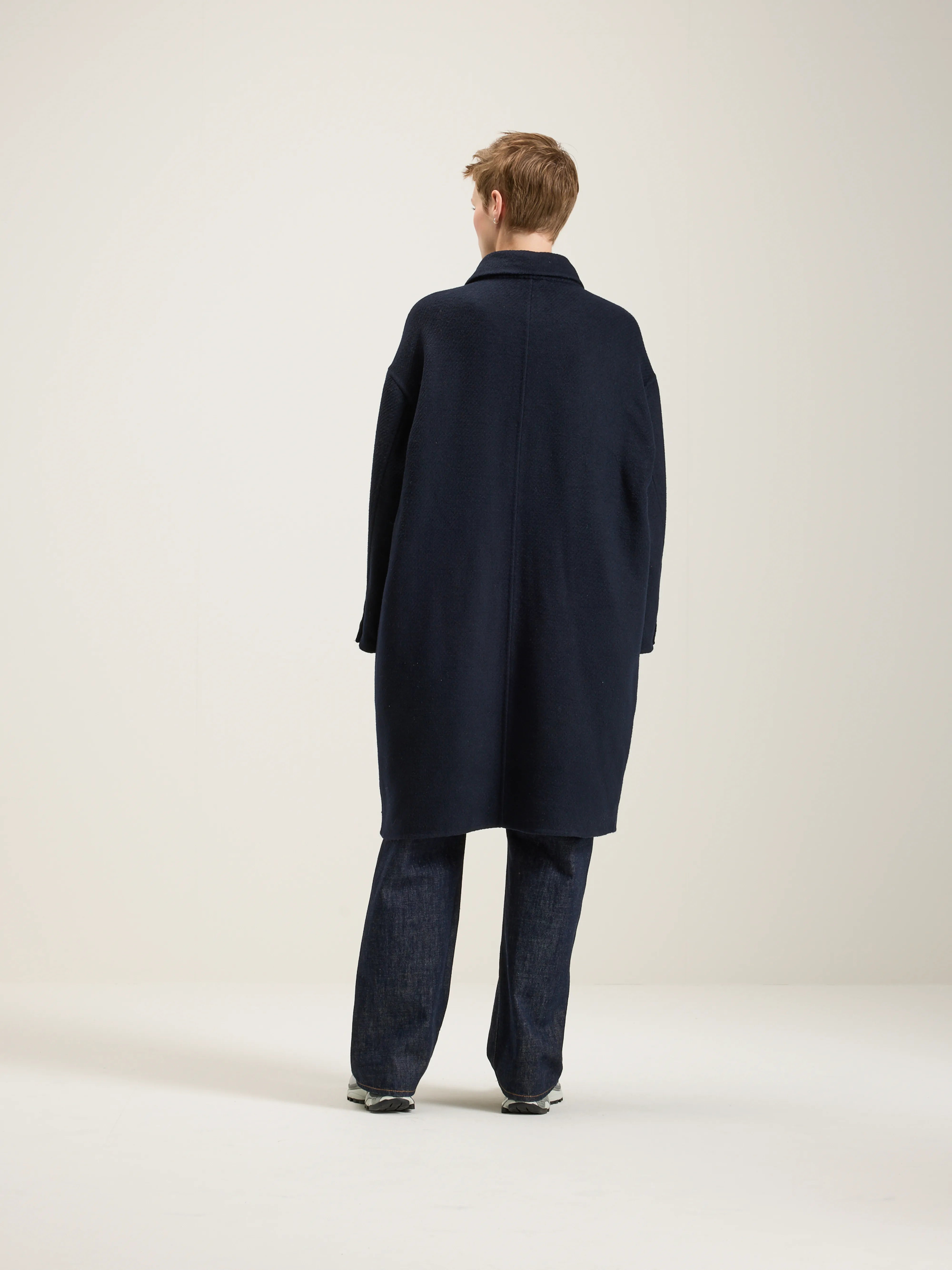 Joanne Classic Coat - Navy For Women | Bellerose