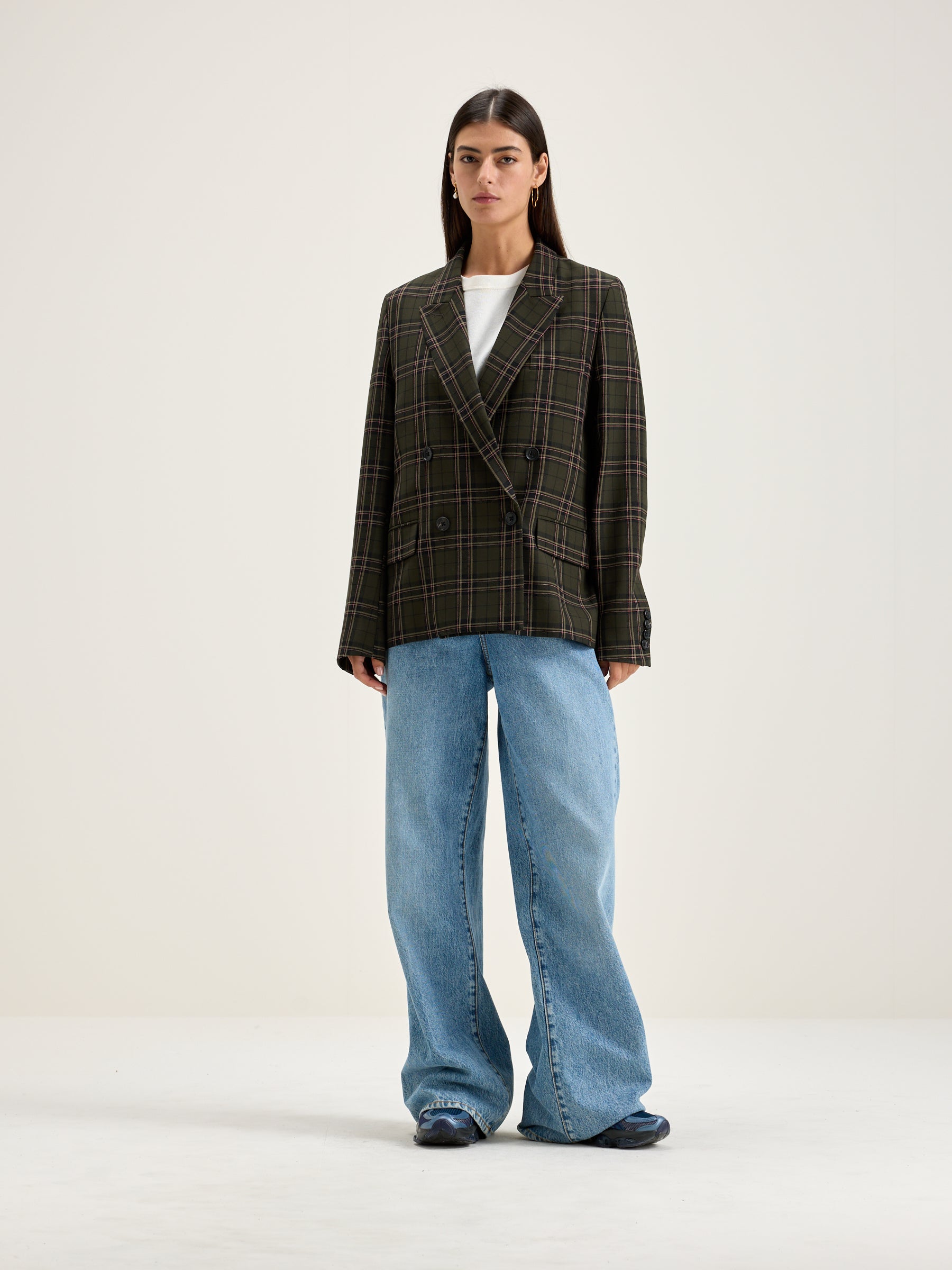 Vicken rechte blazer (242 / W / CHECK A)