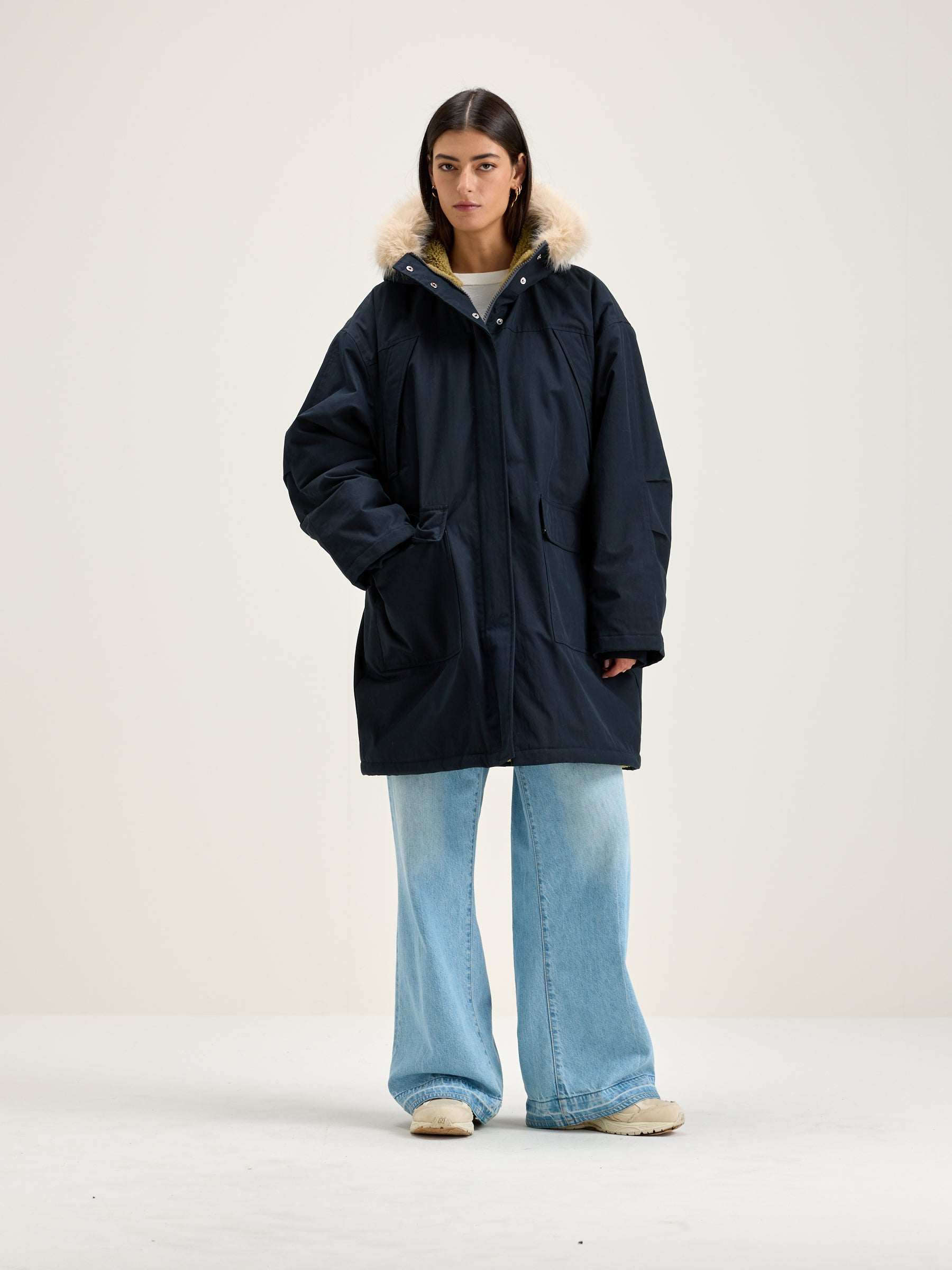 Hoggar Duffel Parka - Navy Voor Dames | Bellerose