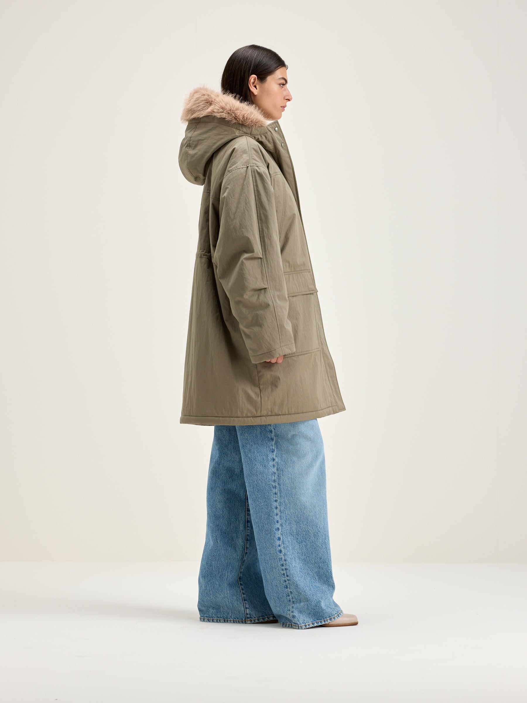 Hoggar Duffle Parka - Dust For Women | Bellerose