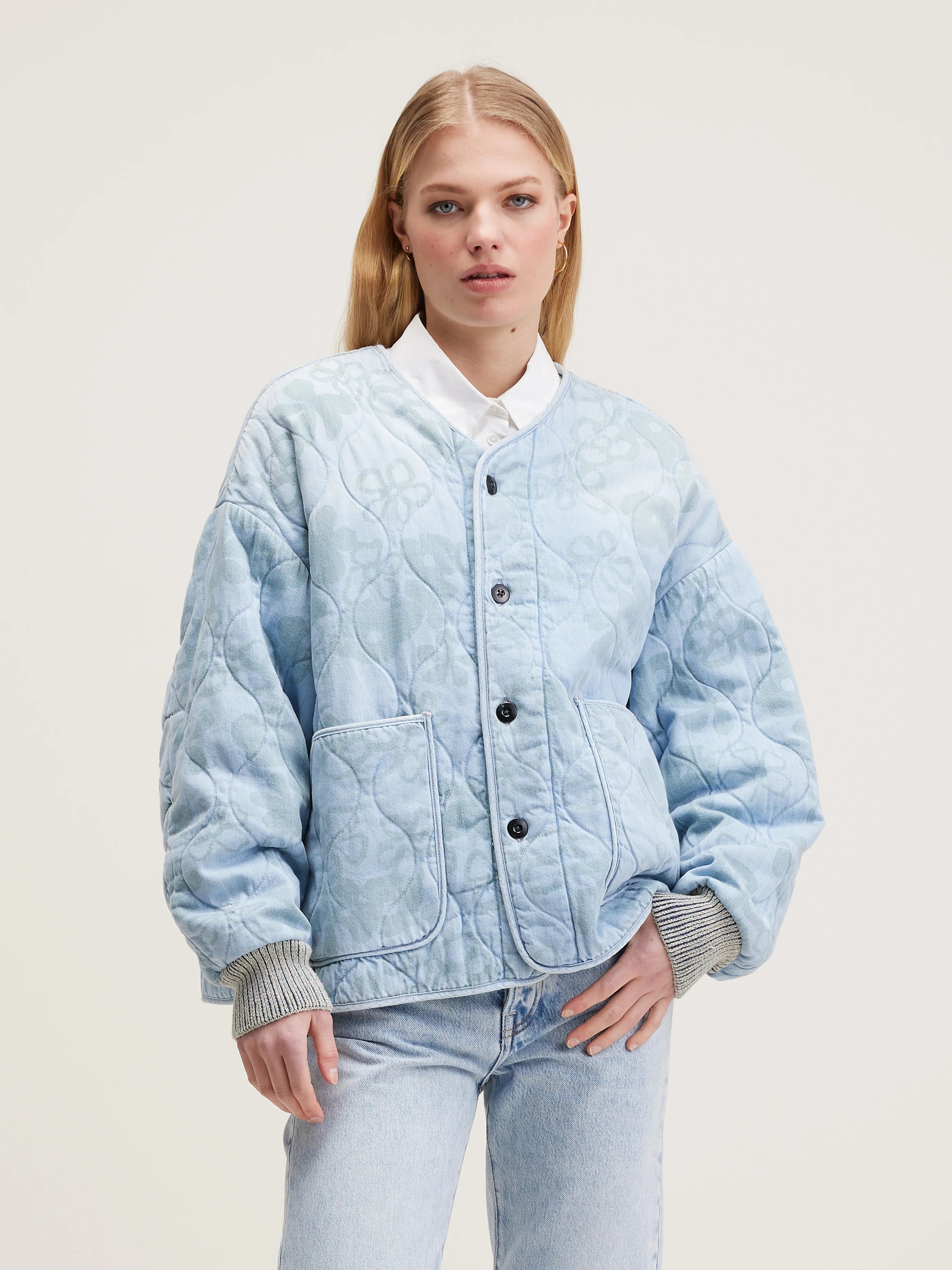 Veste En Denim Koala - Blue bleach Pour Femme | Bellerose